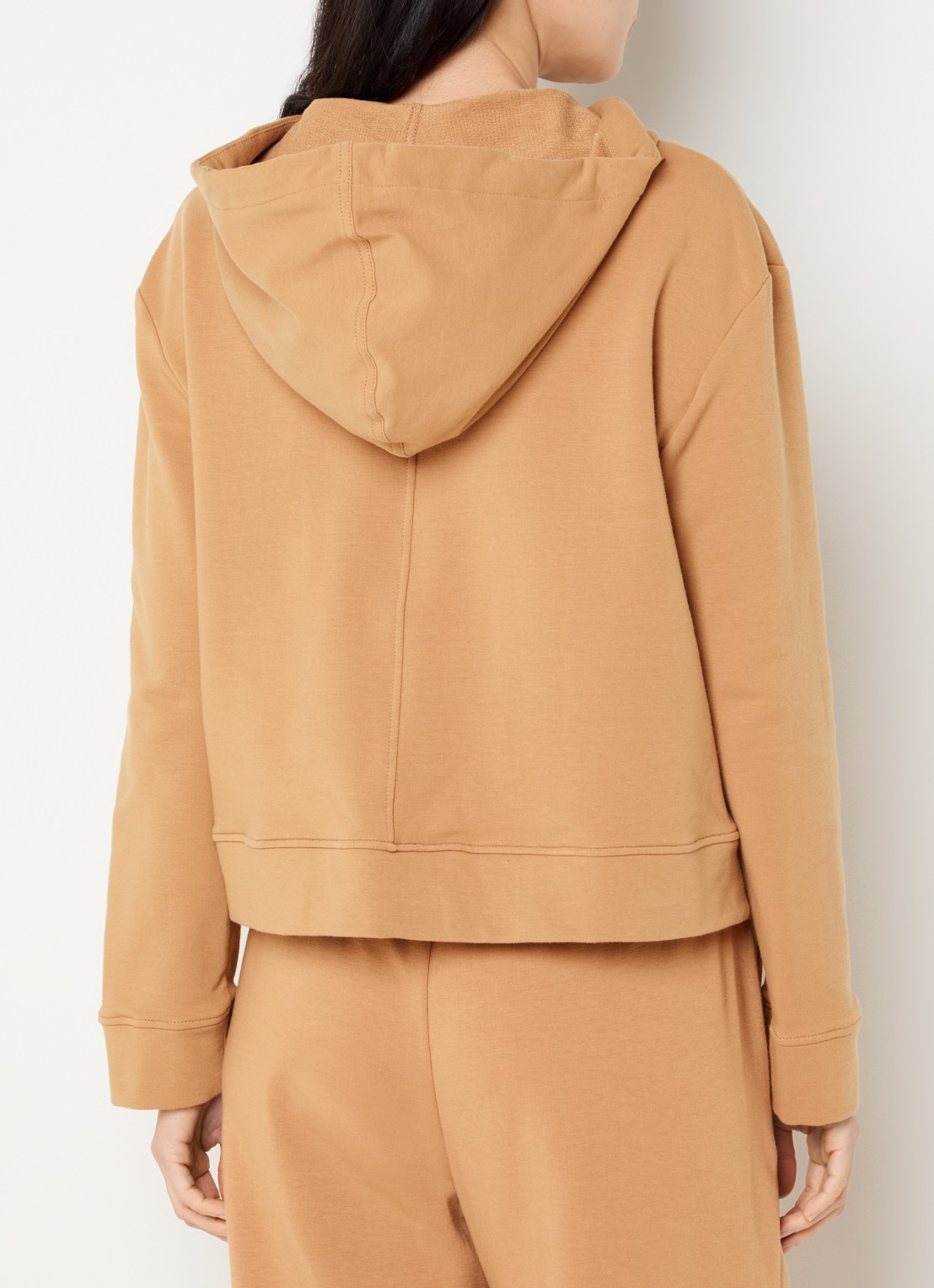 Pennyblack Sweatvest met capuchon - achterkant 5 camel