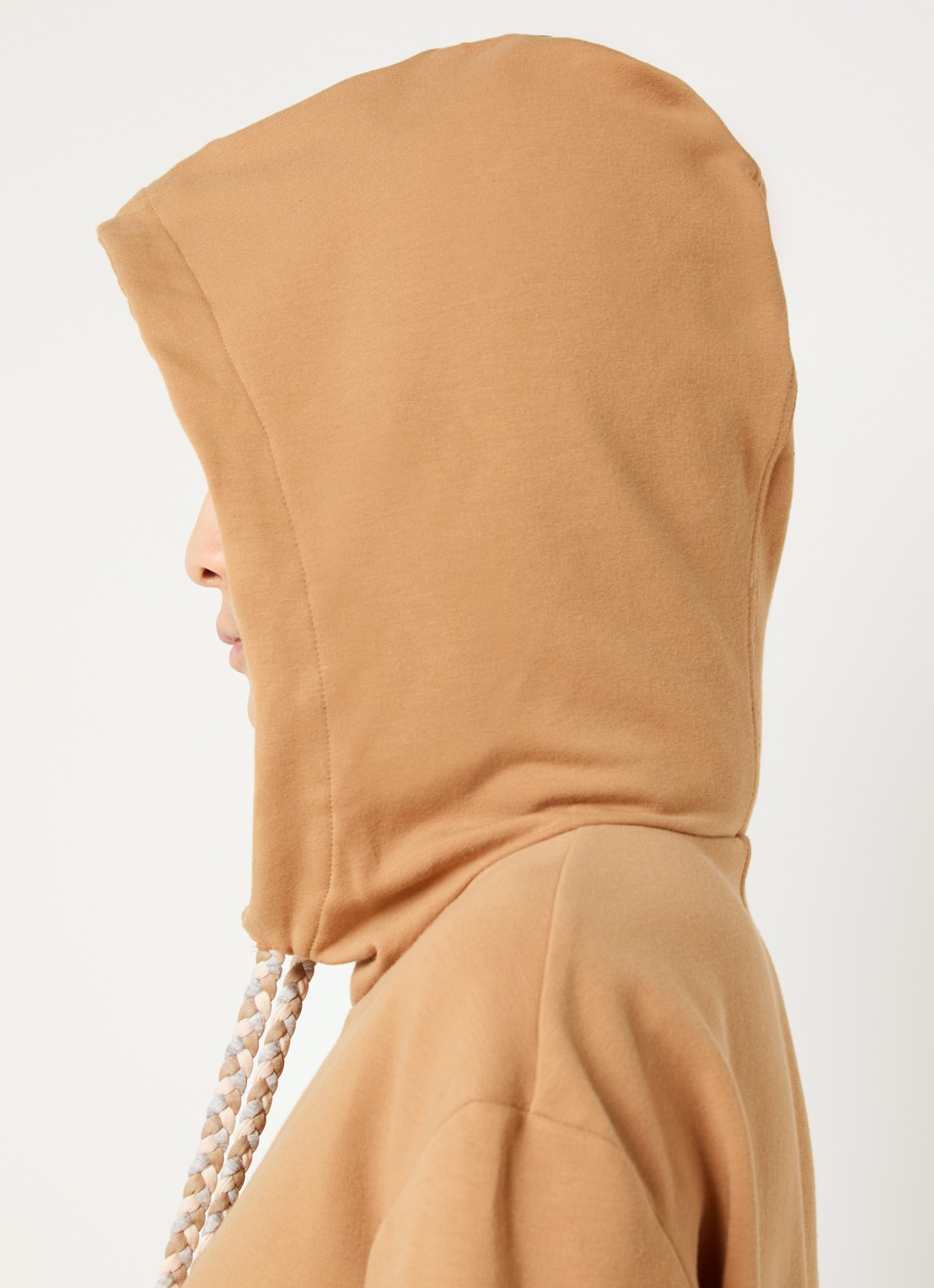 Pennyblack Sweatvest met capuchon - detail 4 camel
