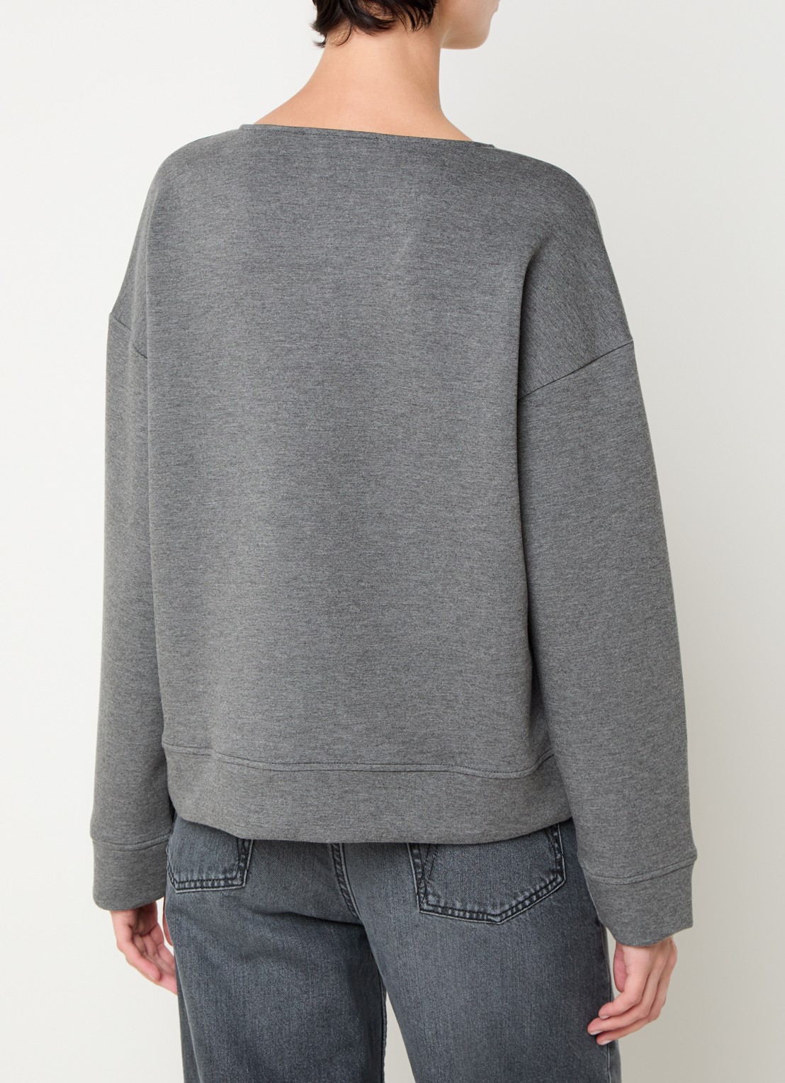 Pennyblack Top met V-hals - achterkant 4 grijs