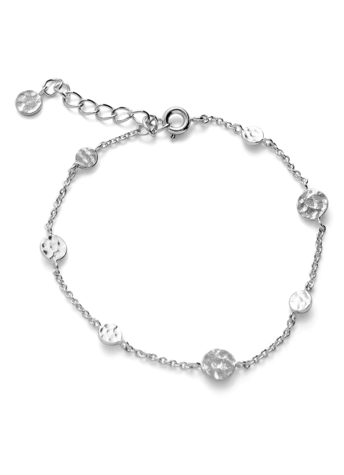 Pernille Corydon Dot armband - voorkant zilver