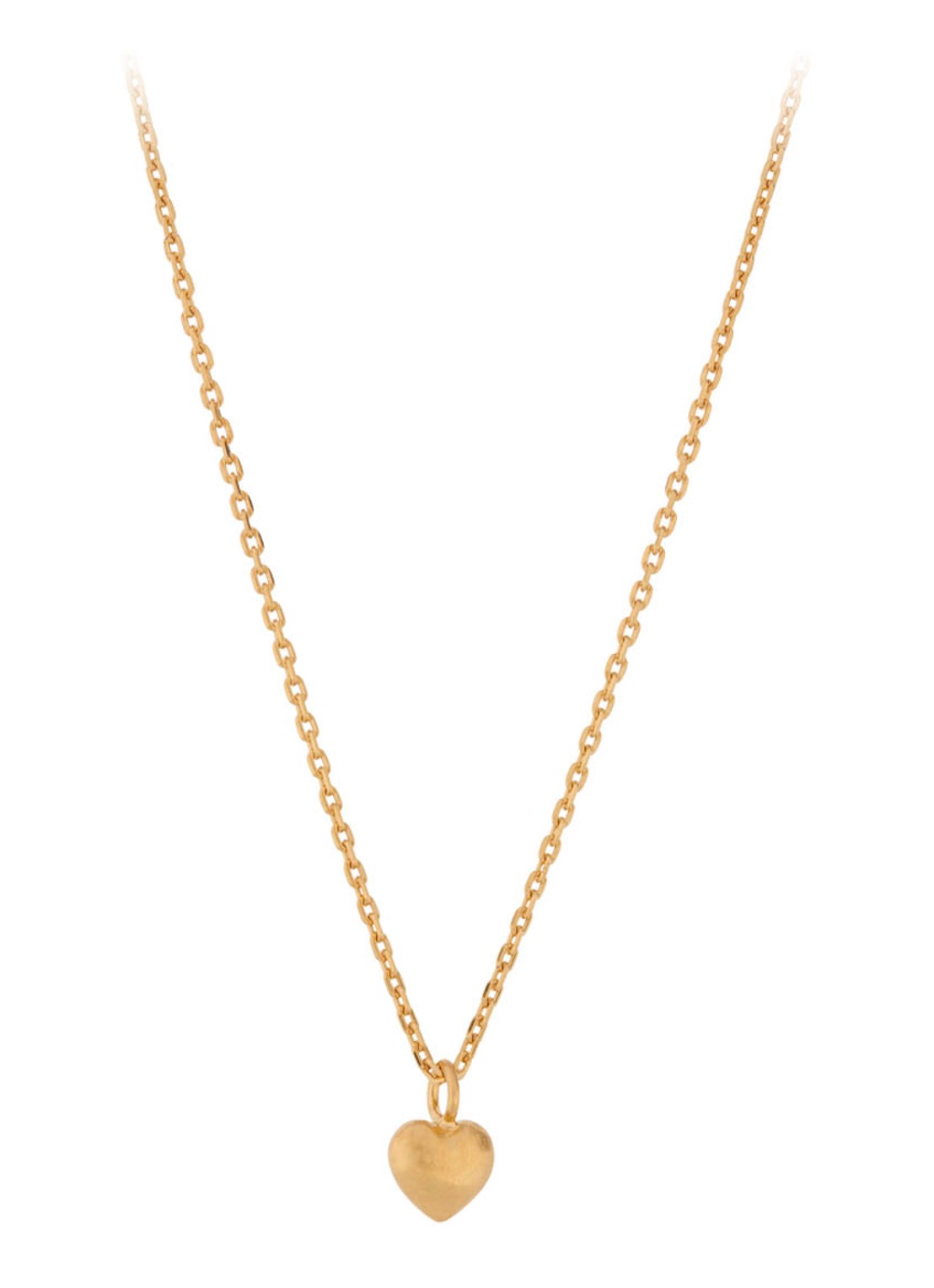 Pernille Corydon Love ketting verguld - voorkant 2 goud