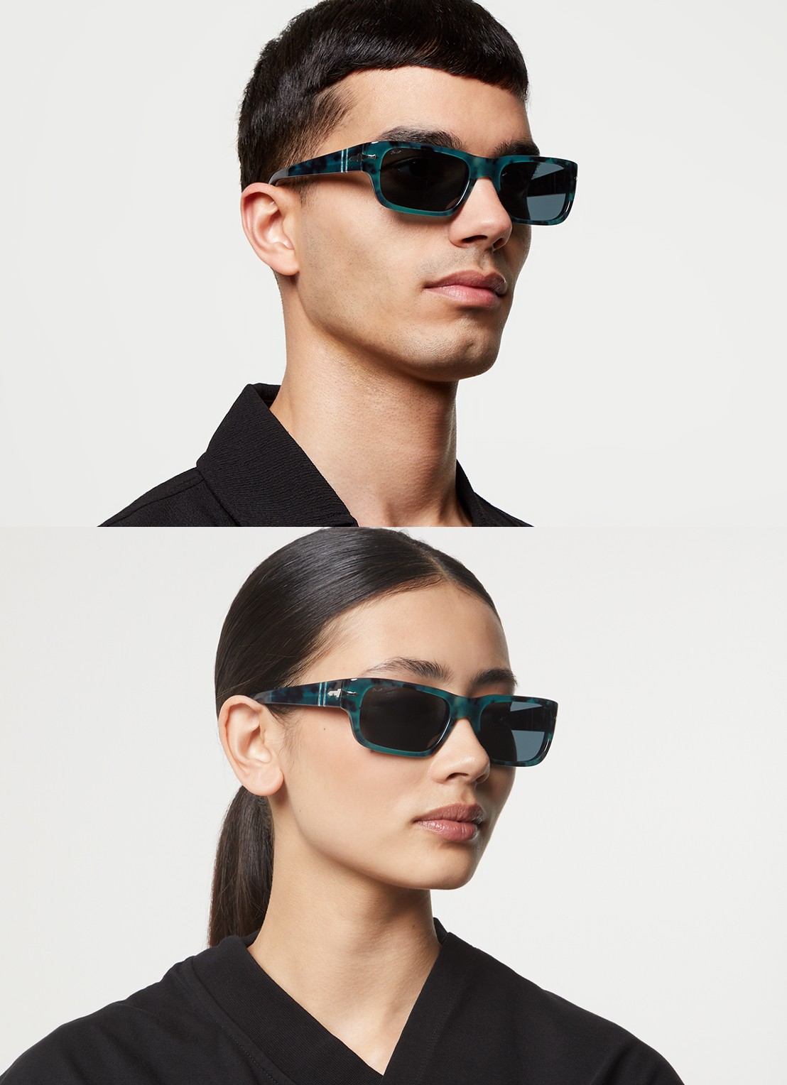 Persol Adrien zonnebril PO3347S - voorkant 2 zeegroen