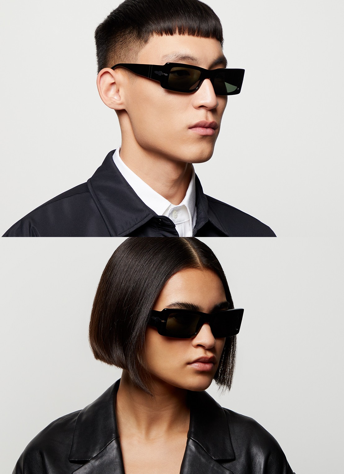 Persol Francis zonnebril PO3332S - voorkant 5 zwart