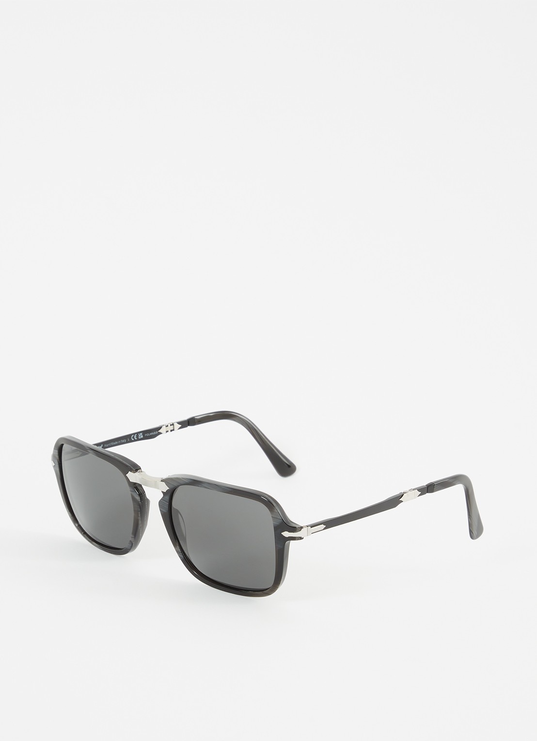 Persol Opvouwbare zonnebril gepolariseerd PO3330S  - voorkant 4 donkergrijs