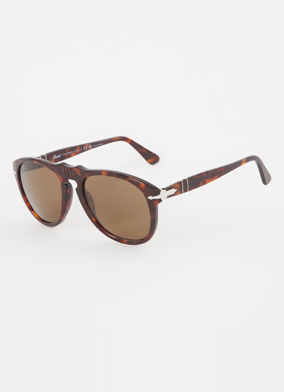 Persol Piloten zonnebril gepolariseerd PO00649 - voorkant bruin