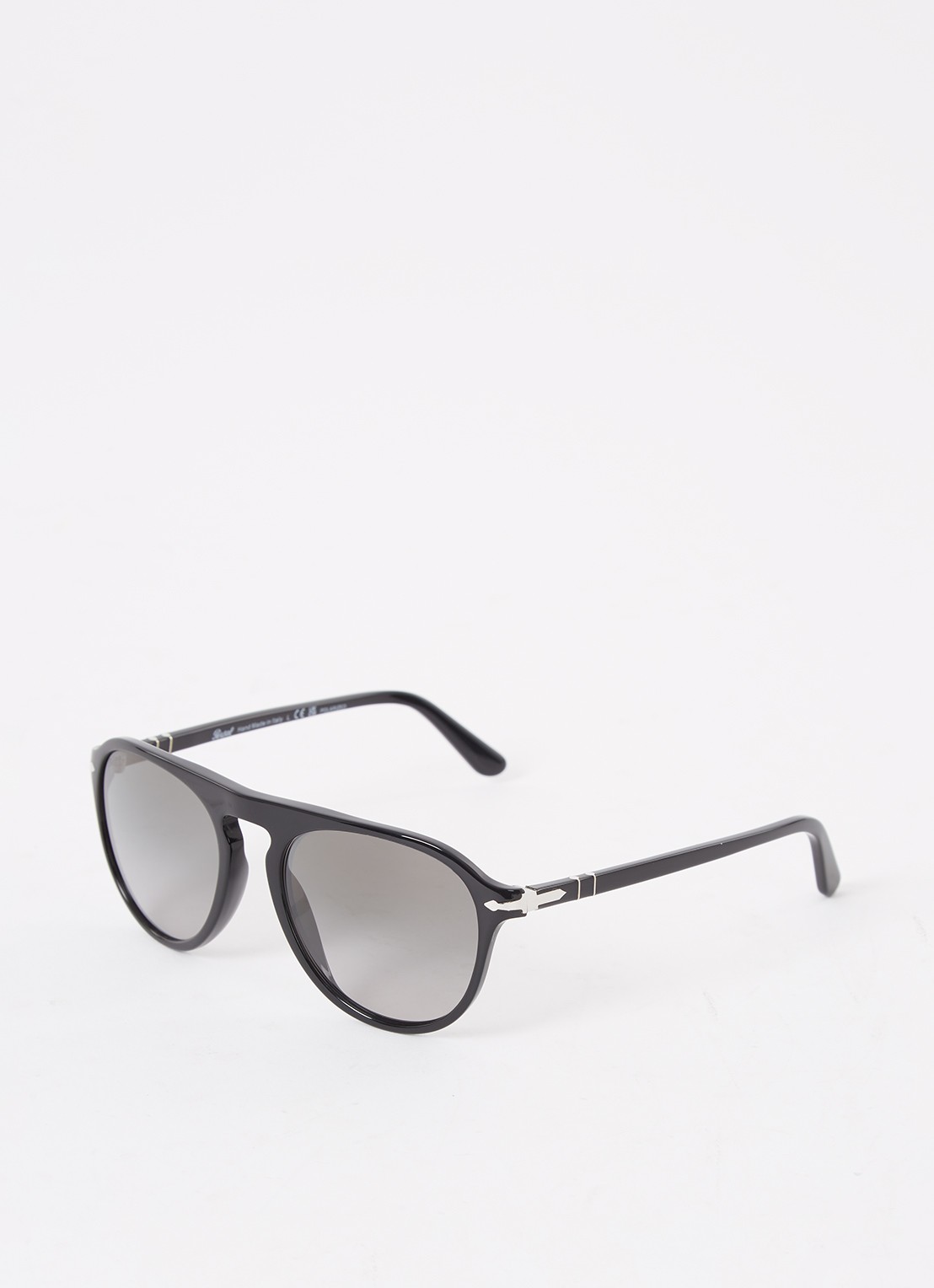 Persol Piloten zonnebril gepolariseerd PO3302S  - voorkant 3 zwart