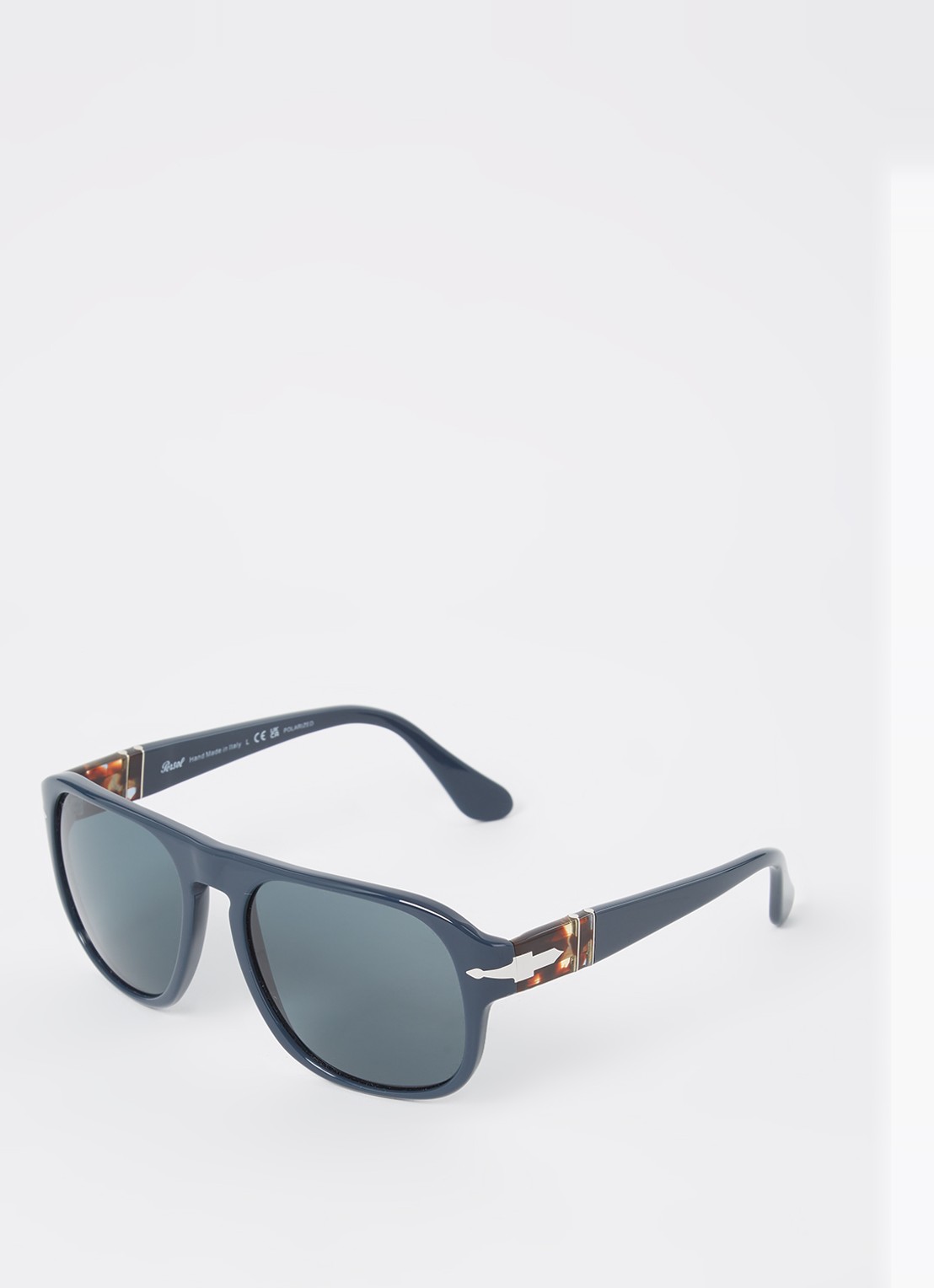 Persol Piloten zonnebril gepolariseerd PO3310S  - voorkant petrol
