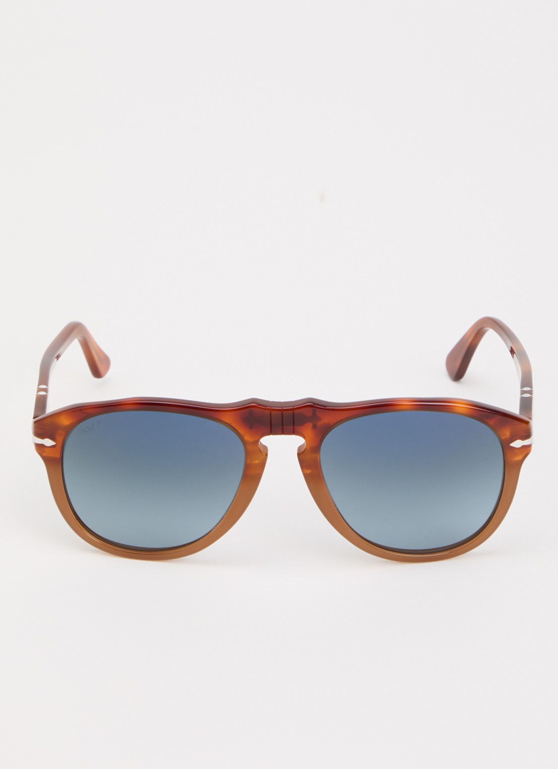 Persol Piloten zonnebril gepolariseerd PO3403S - detail roodbruin