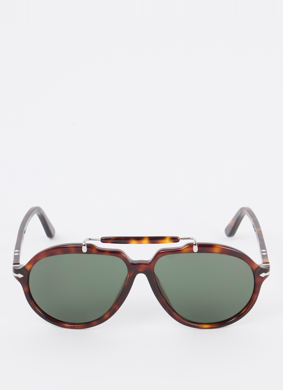 Persol Piloten zonnebril PO0202S - detail 2 donkerbruin