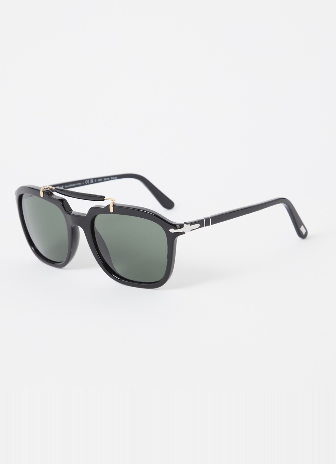 Persol Piloten zonnebril PO0203S  - voorkant zwart