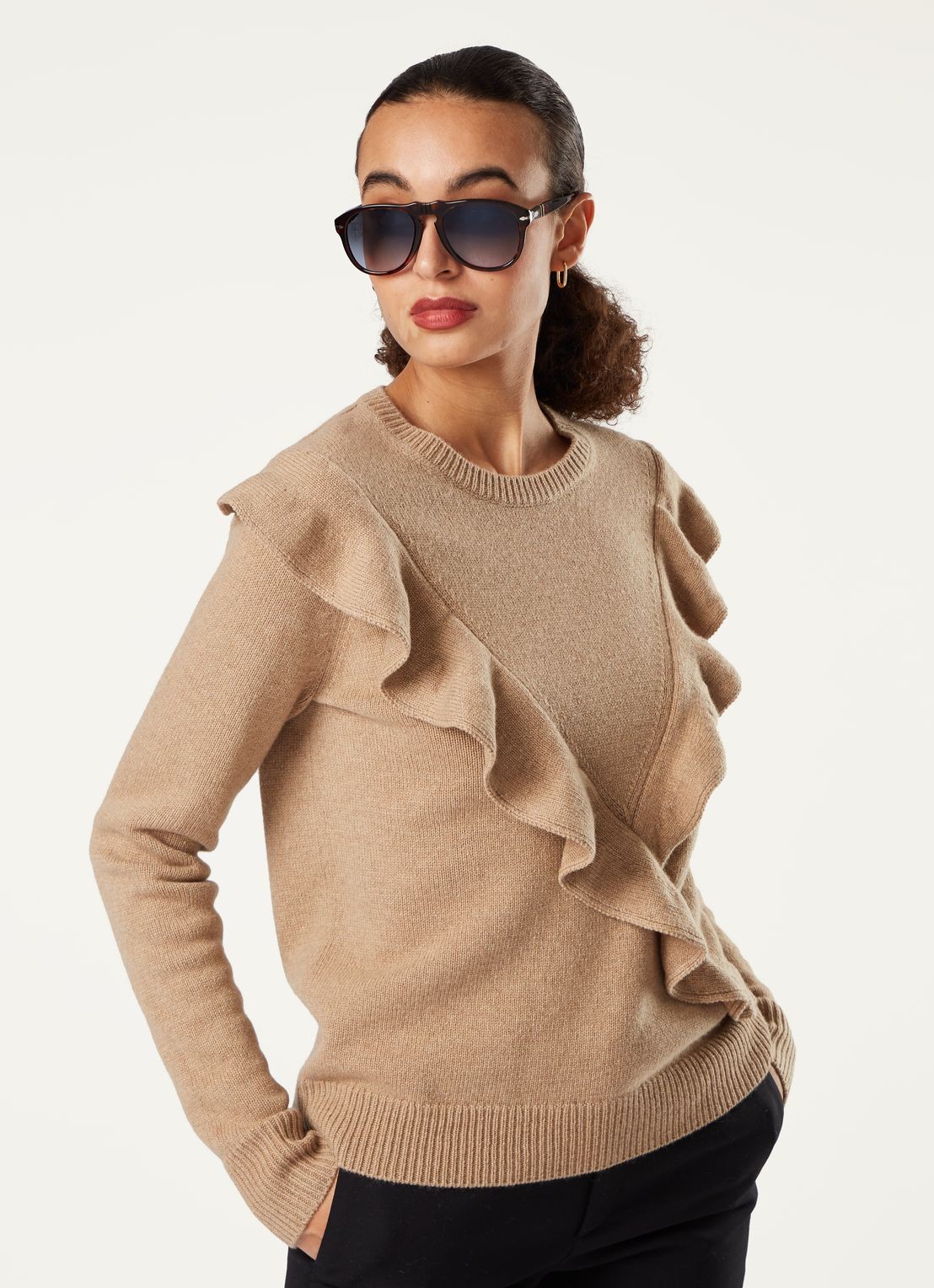 Persol Piloten zonnebril PO0649 - voorkant 2 groen