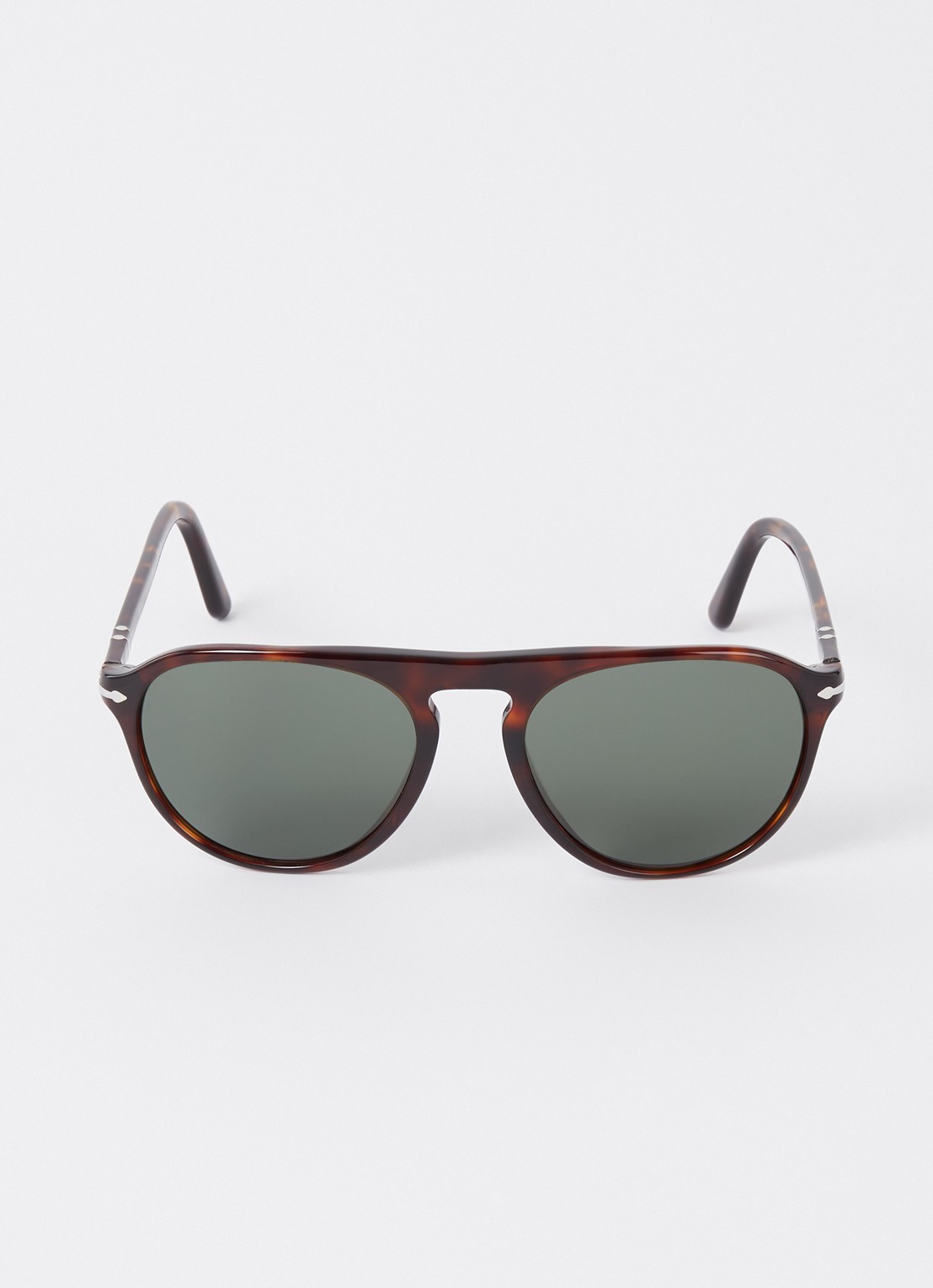 Persol Piloten zonnebril PO3302S  - voorkant 2 donkerbruin