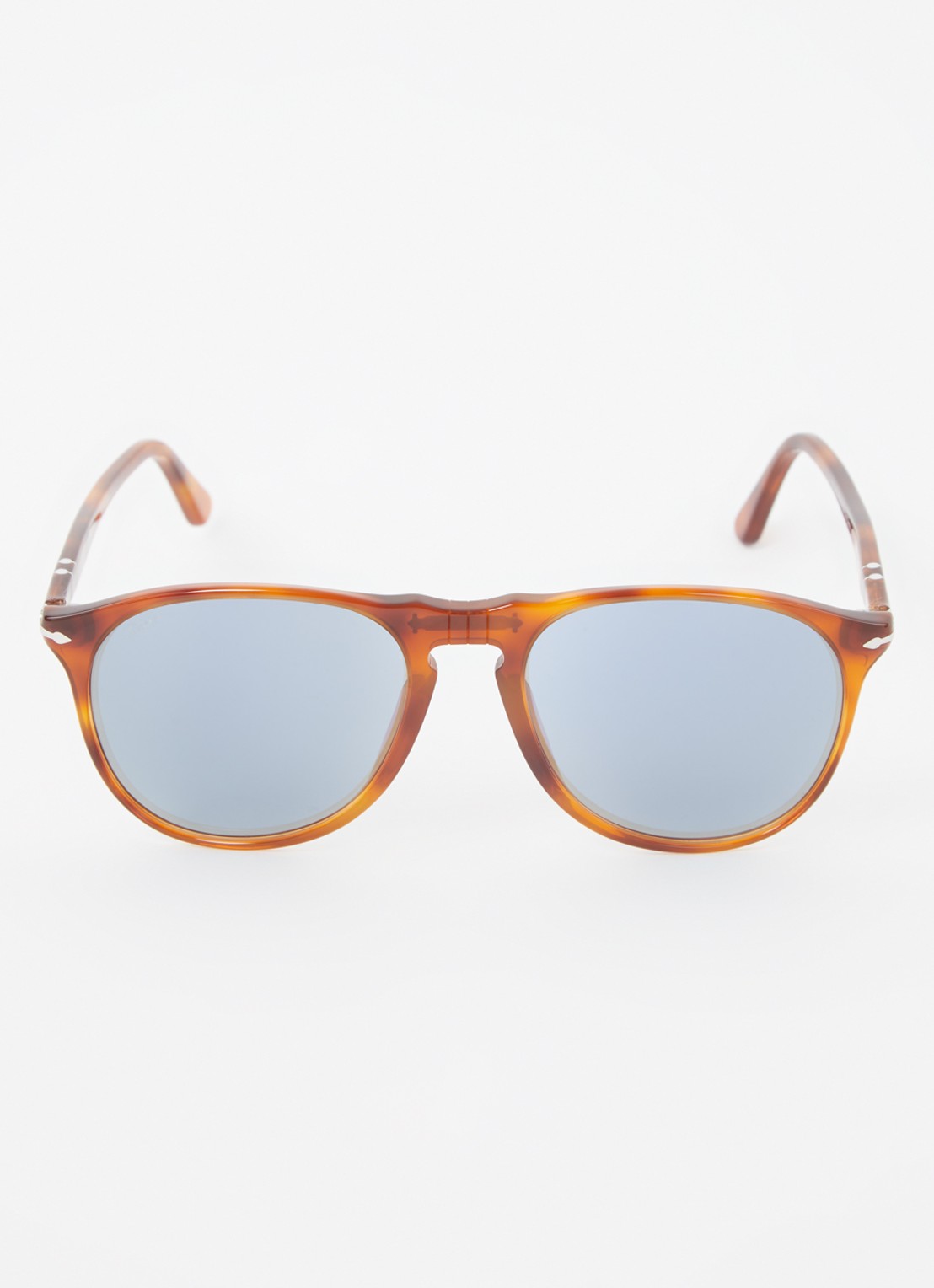 Persol Piloten zonnebril PO9649S - detail 3 roodbruin