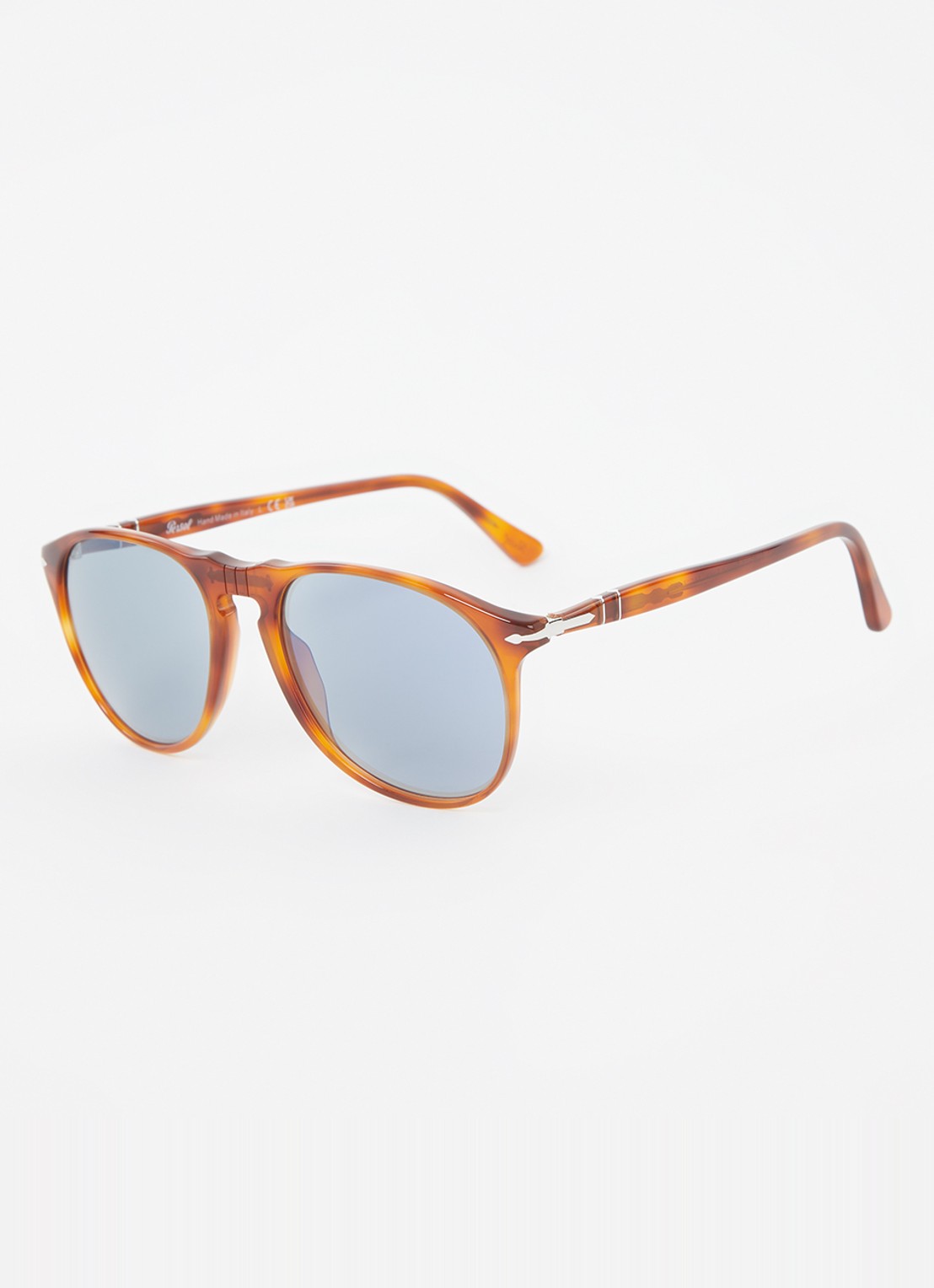 Persol Piloten zonnebril PO9649S - voorkant roodbruin