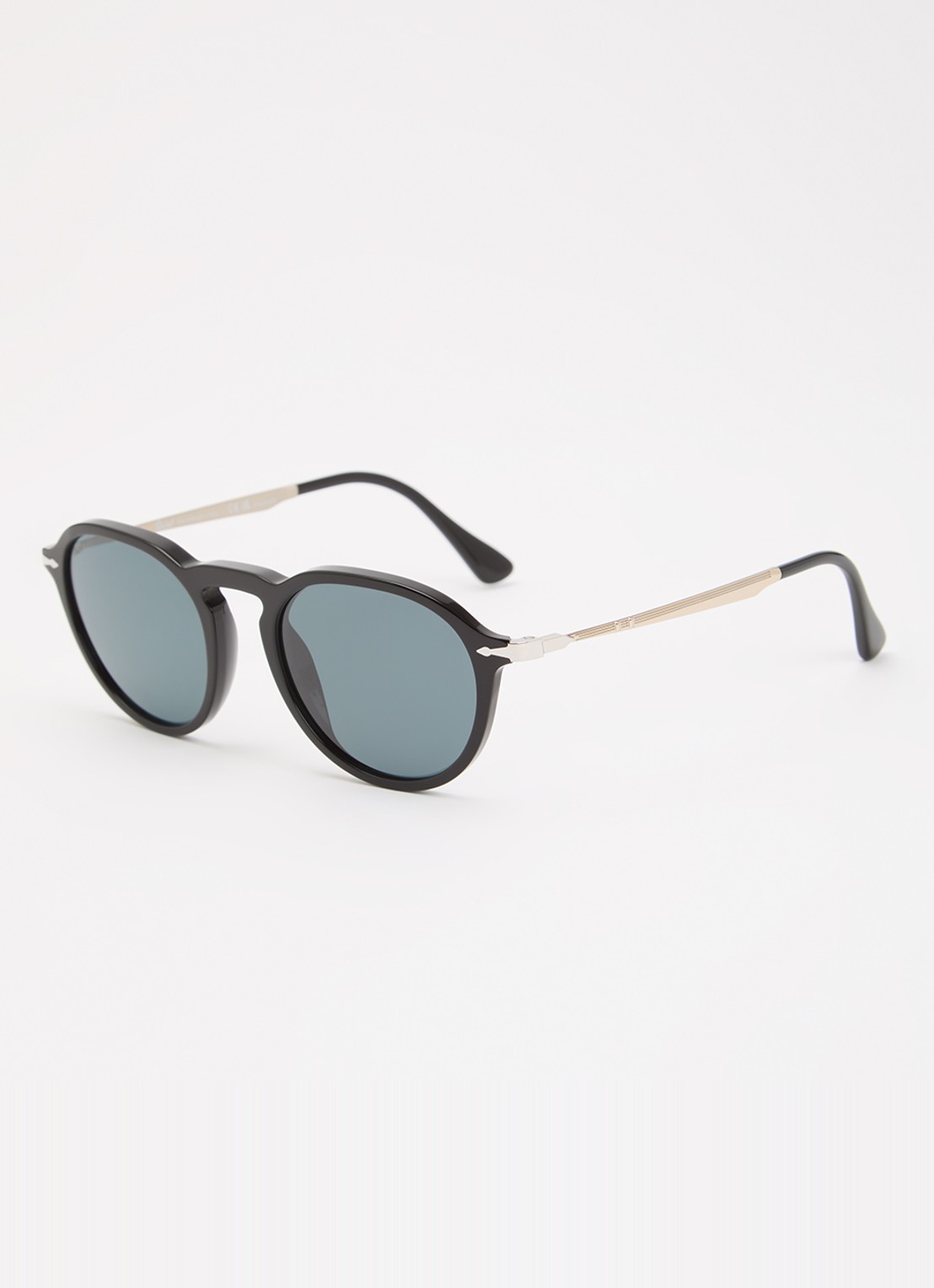 Persol Retro zonnebril gepolariseerd P03383S - voorkant 4 zwart