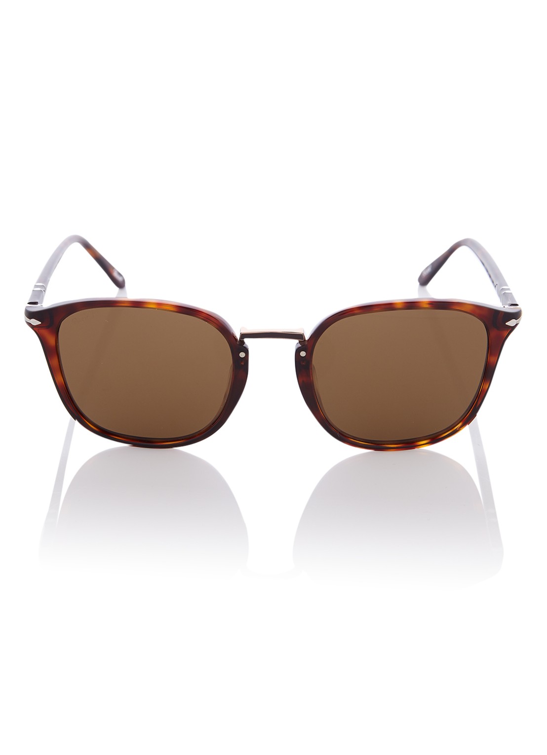 Persol Retro zonnebril gepolariseerd PO3186S - voorkant 2 zwart