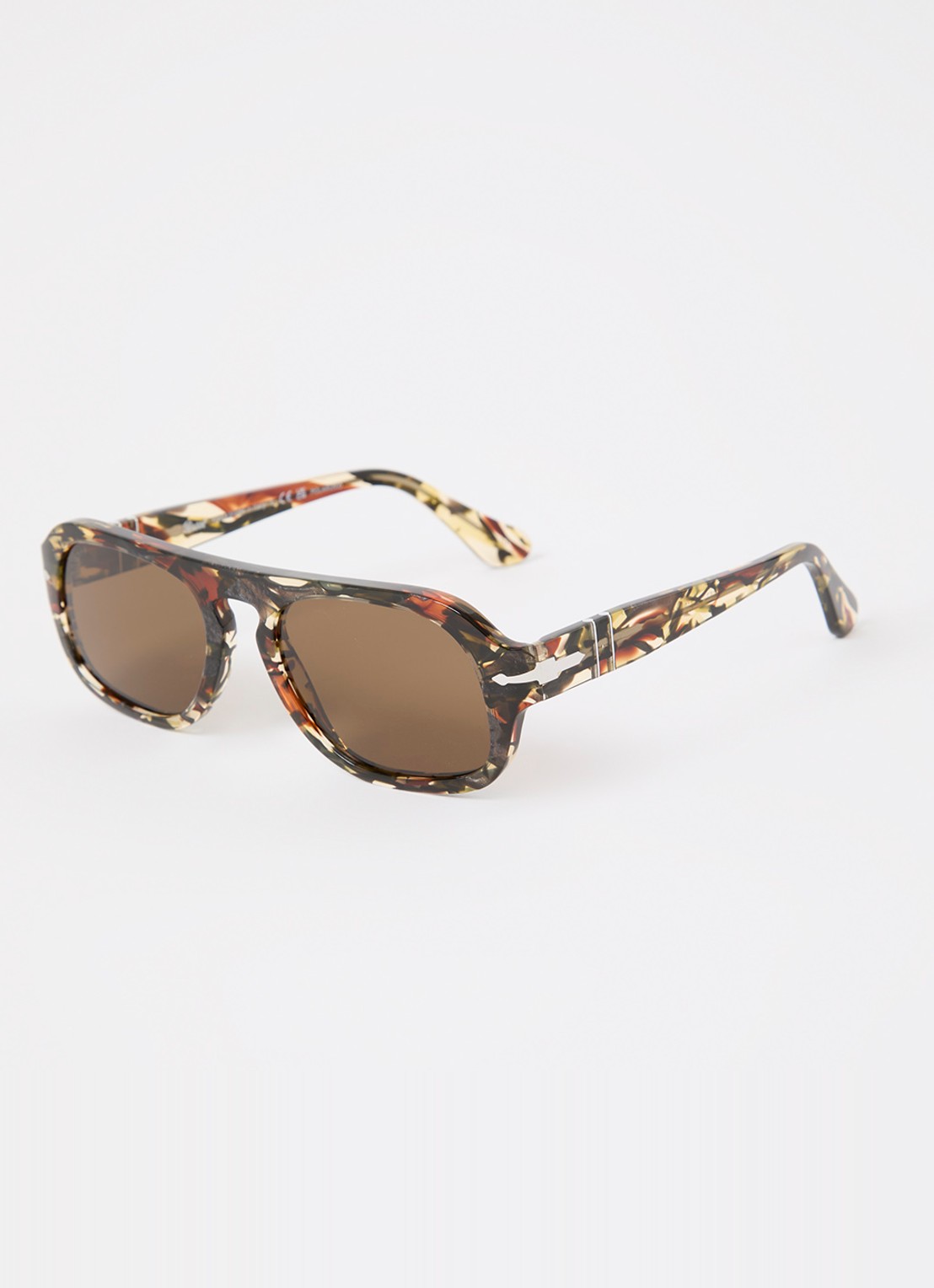 Persol Retro zonnebril gepolariseerd PO3369S - voorkant bruin