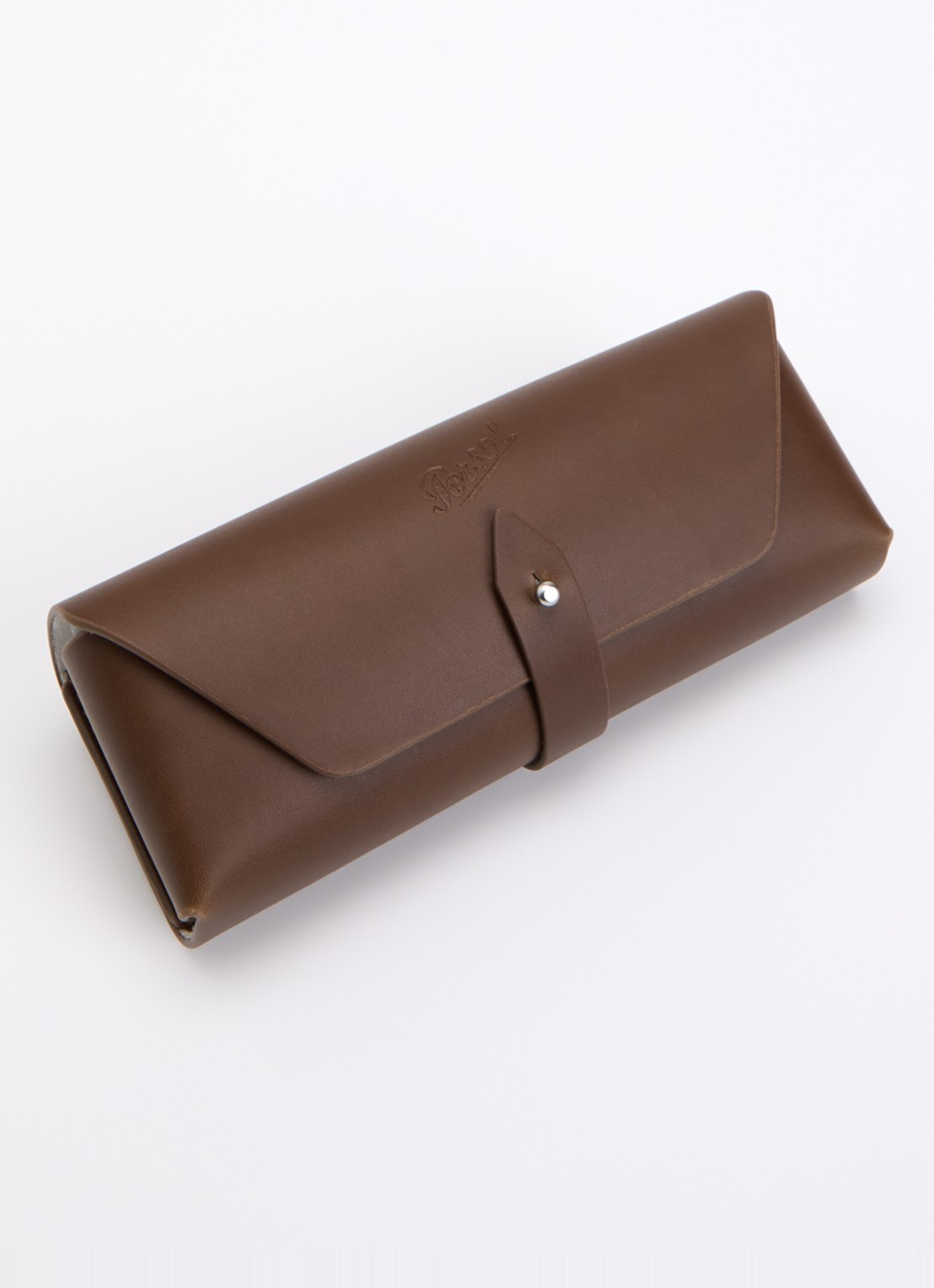 Persol Retro zonnebril P03409S - detail 2 donkerbruin