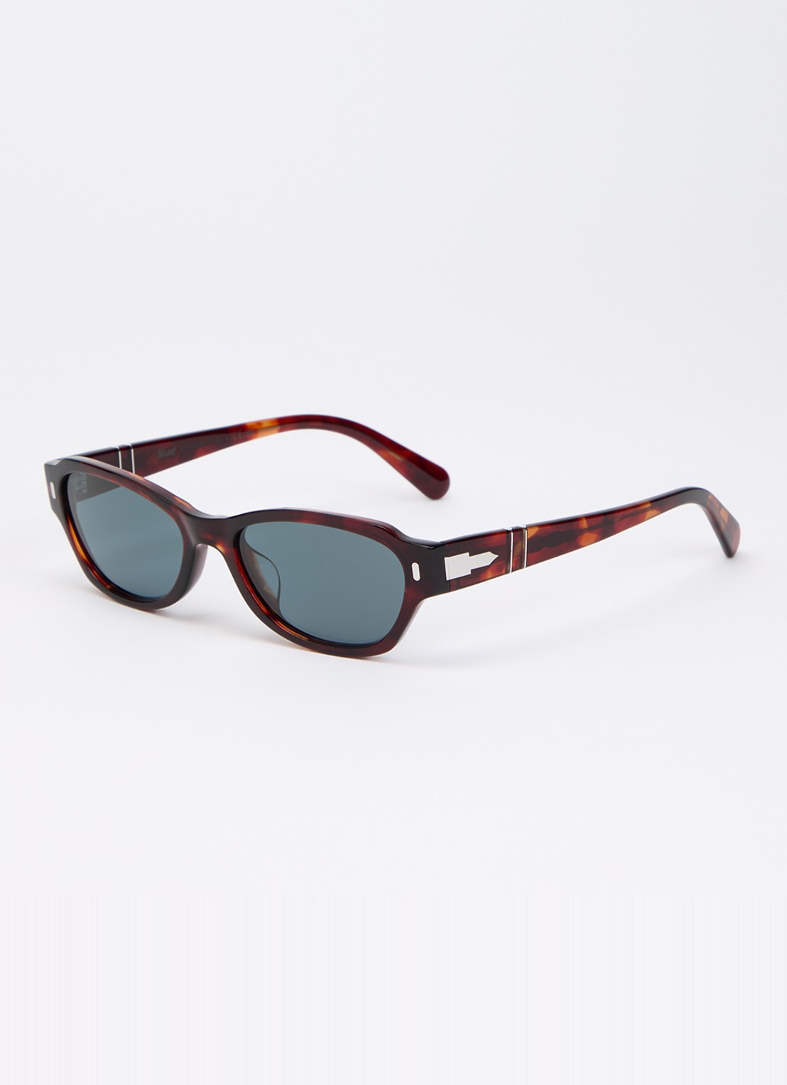 Persol Retro zonnebril P03409S - voorkant 4 donkerbruin