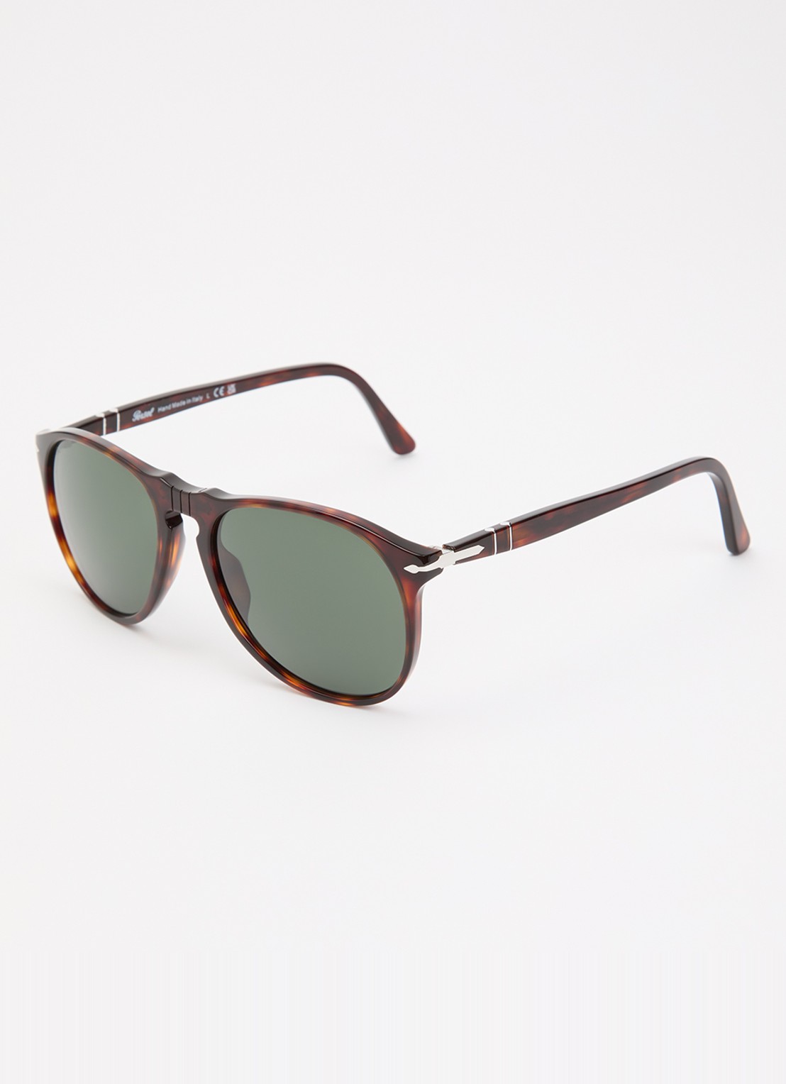 Persol Retro zonnebril P09649S - voorkant donkerbruin