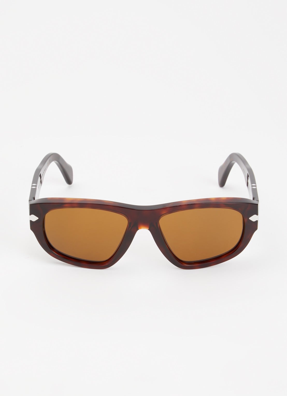 Persol Retro zonnebril PO0050S - detail donkerbruin