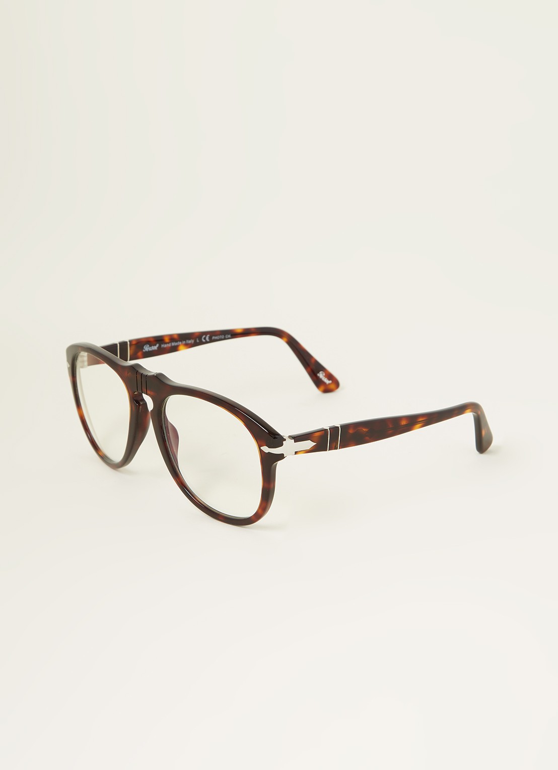 Persol Retro zonnebril PO0649 - voorkant 3 donkerbruin