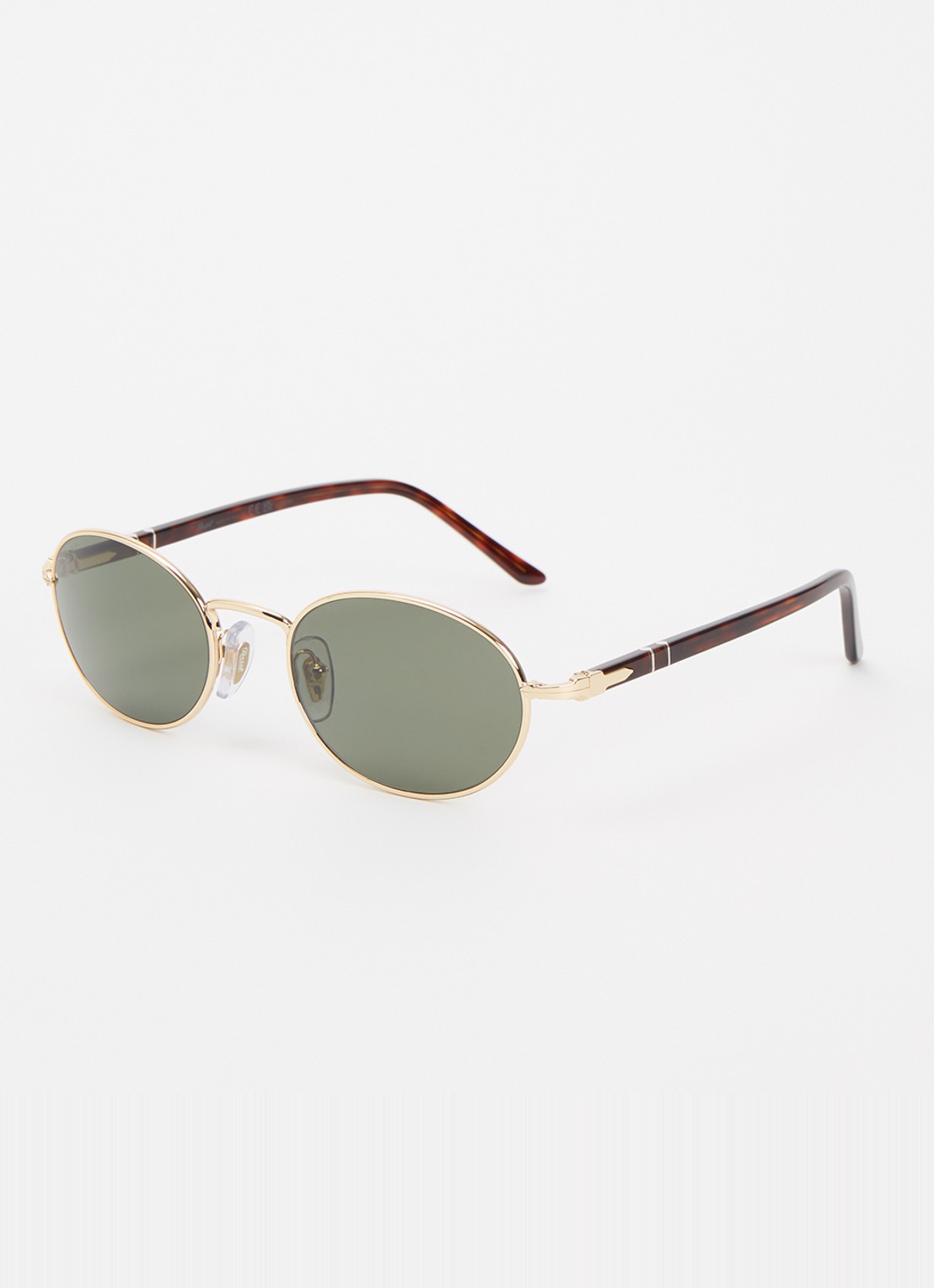 Persol Retro zonnebril PO1018S - voorkant kastanjebruin