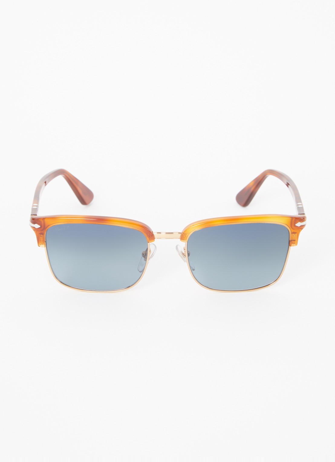 Persol Wayfarer zonnebril gepolariseerd PO3327S - detail roestbruin