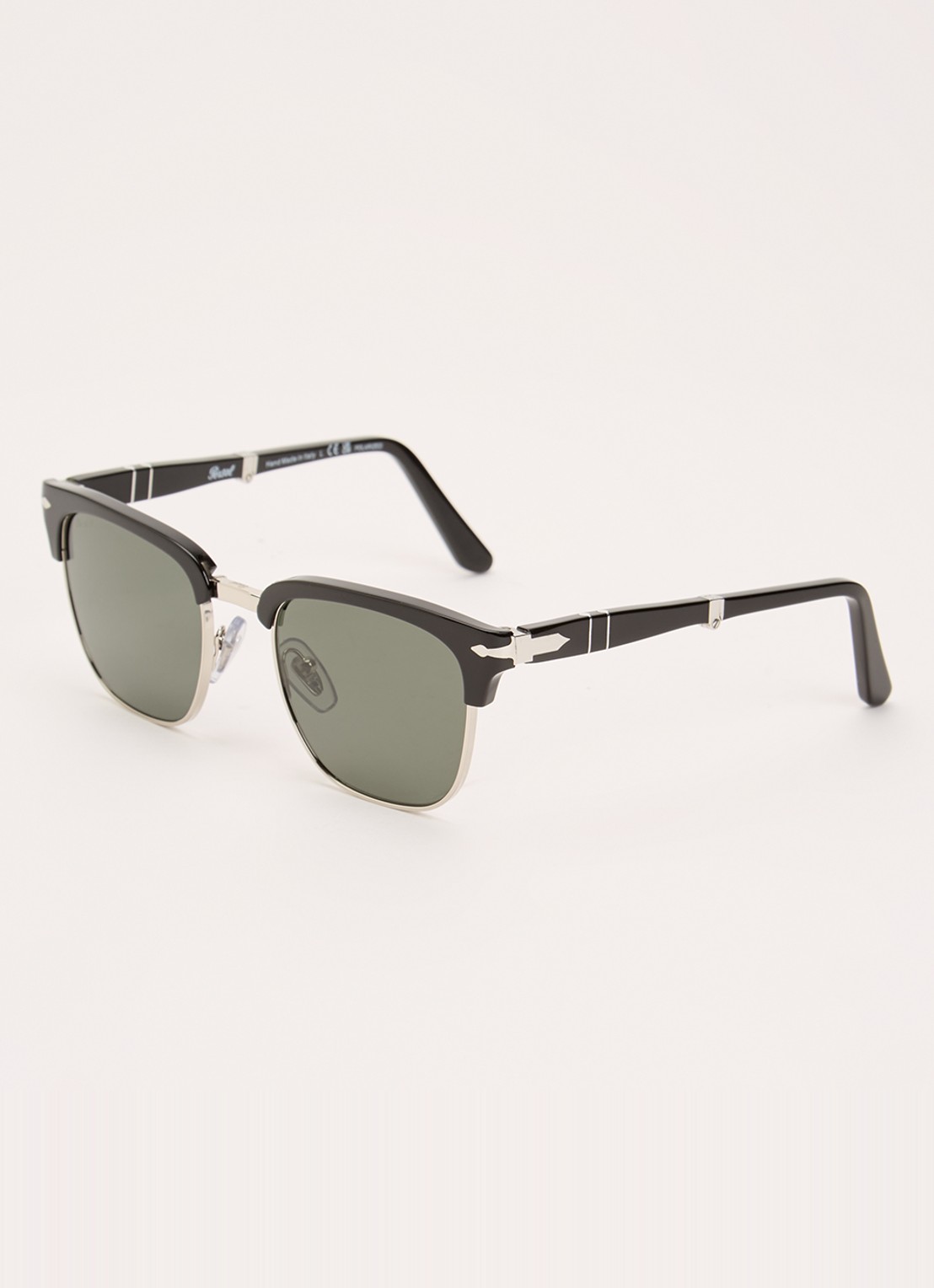 Persol Wayfarer zonnebril gepolariseerd PO3375S   - voorkant 5 zwart