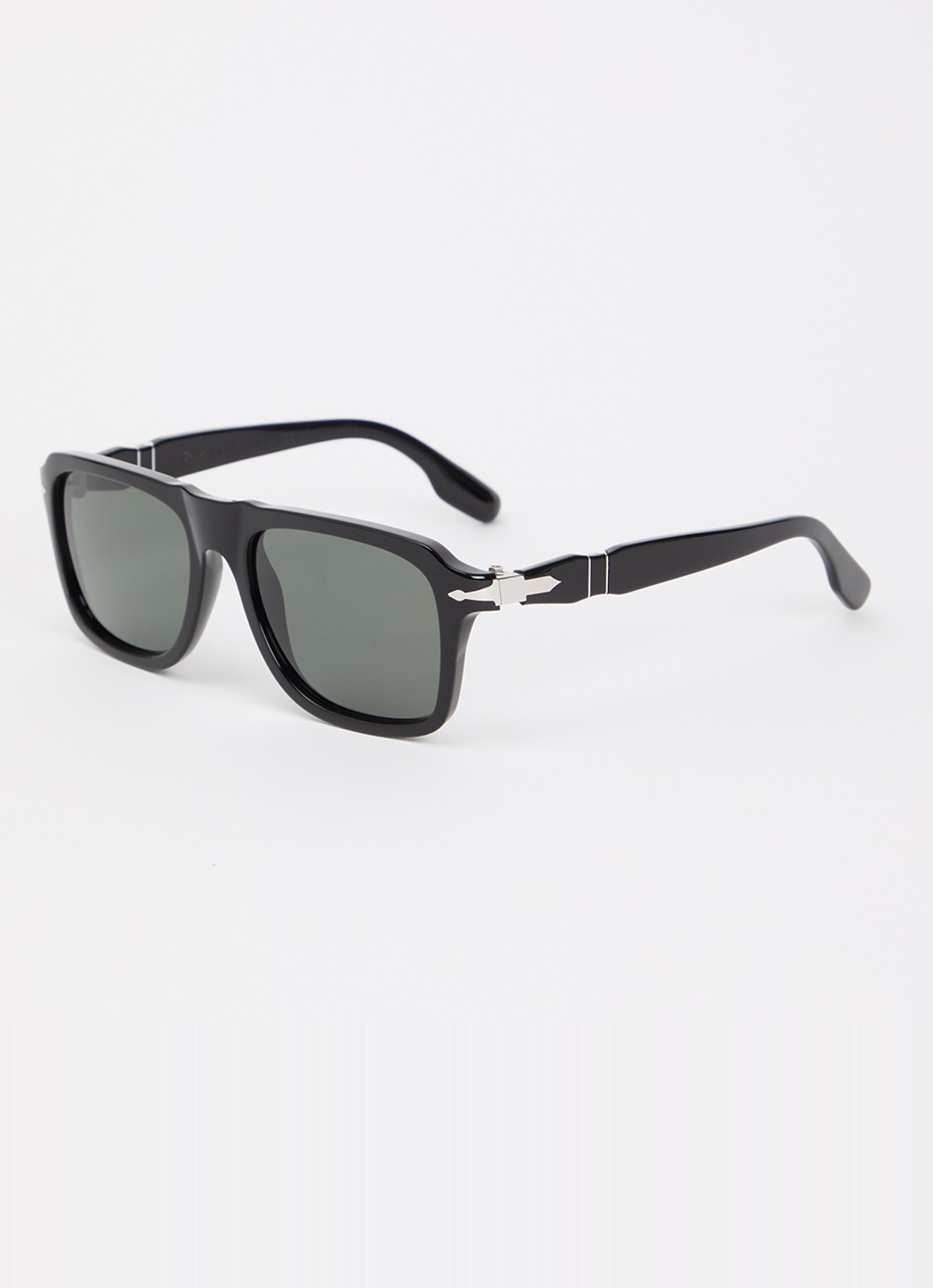 Persol Wayfarer zonnebril gepolariseerd PO8002S - voorkant 4 zwart