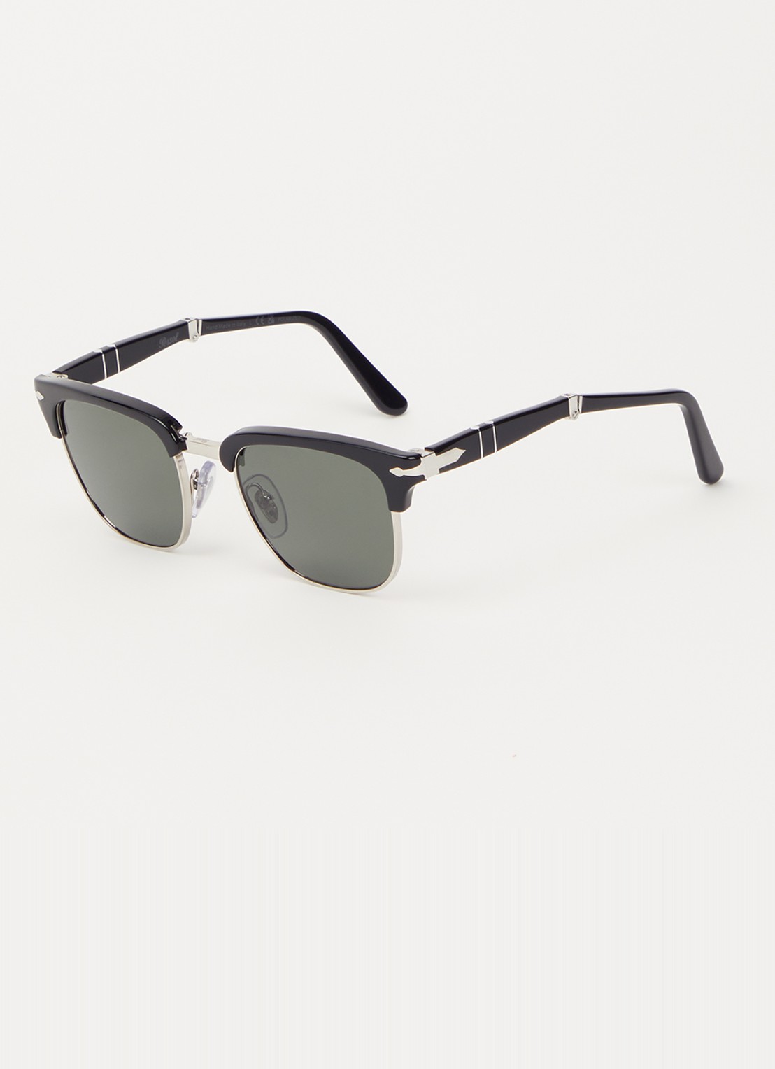 Persol Wayfarer zonnebril gepolariseerfd PO3375S - voorkant 3 zwart