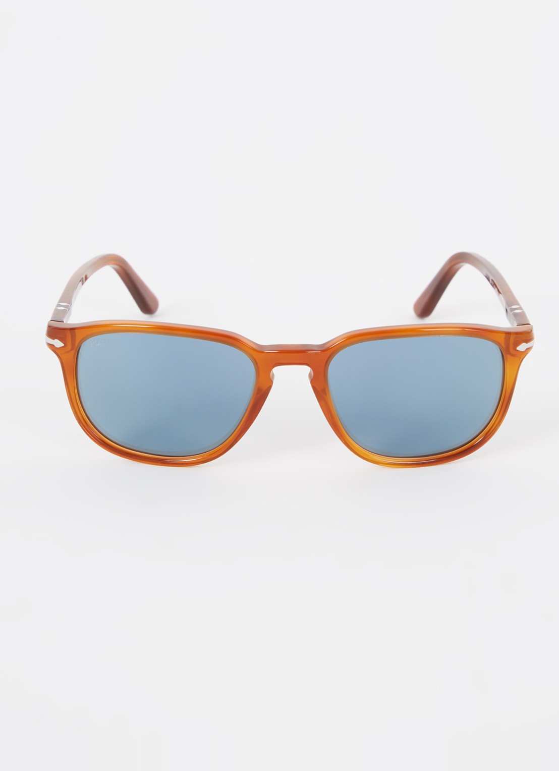 Persol Wayfarer zonnebril PO3019S - detail 2 oranjebruin