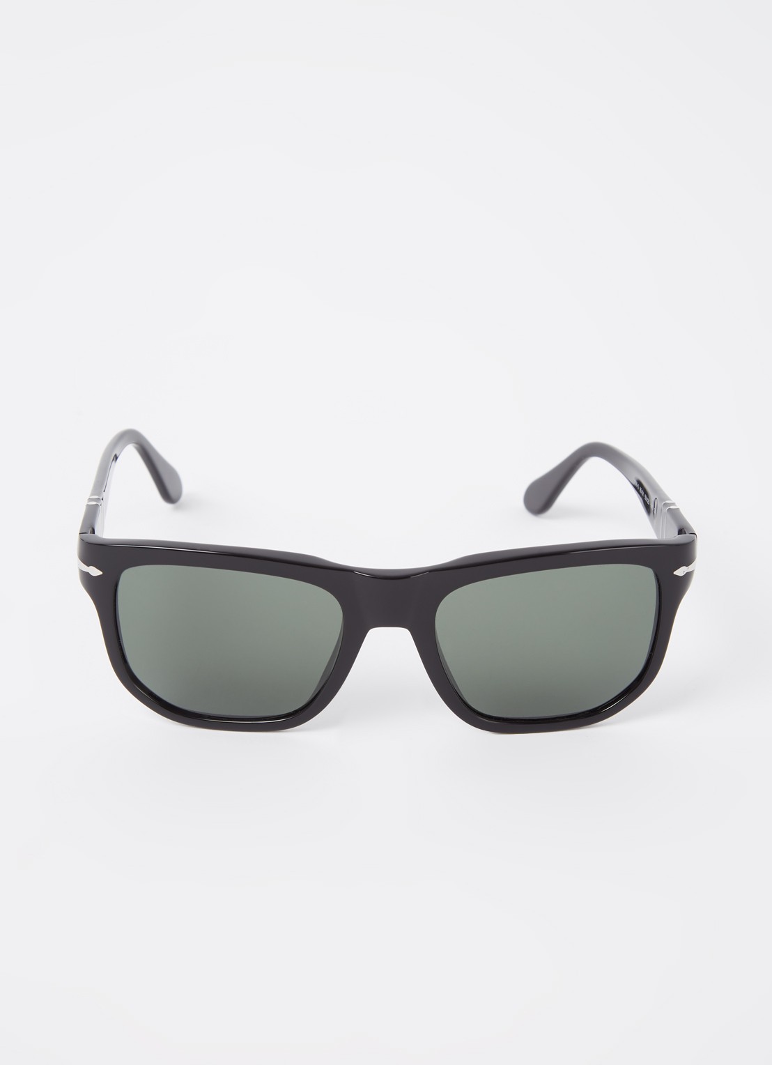 Persol Wayfarer zonnebril PO3306S  - voorkant 2 zwart