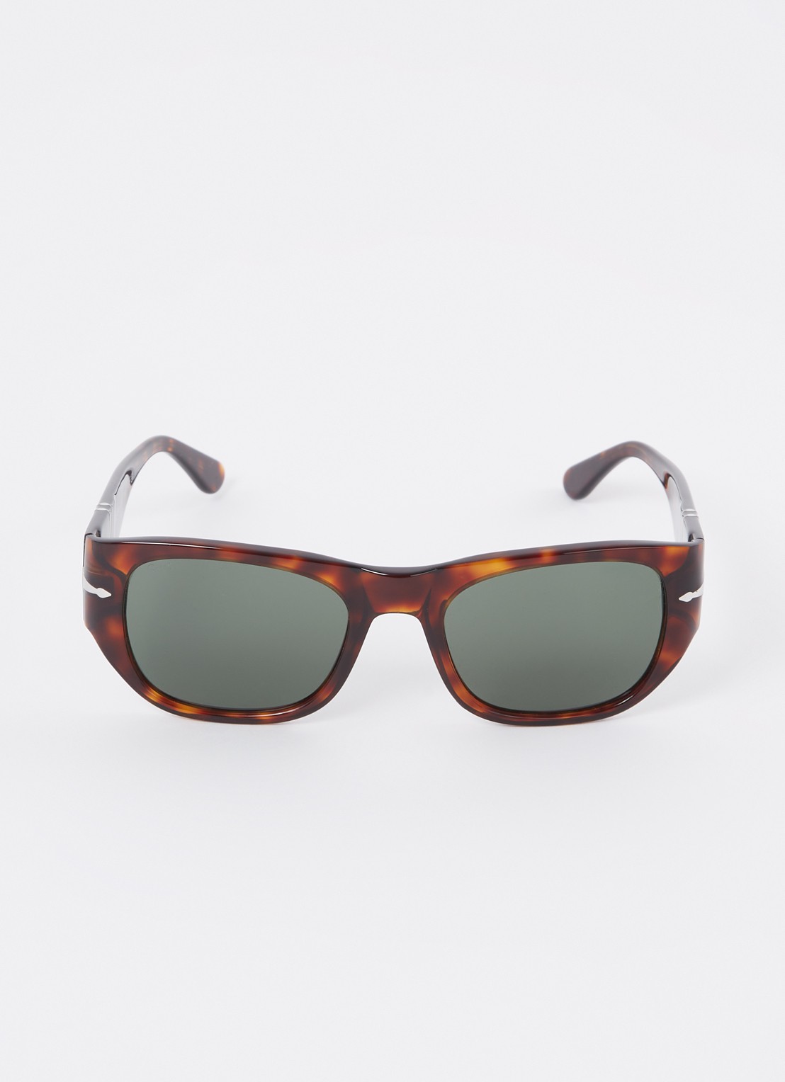 Persol Wayfarer zonnebril PO3308S  - voorkant 2 kastanjebruin