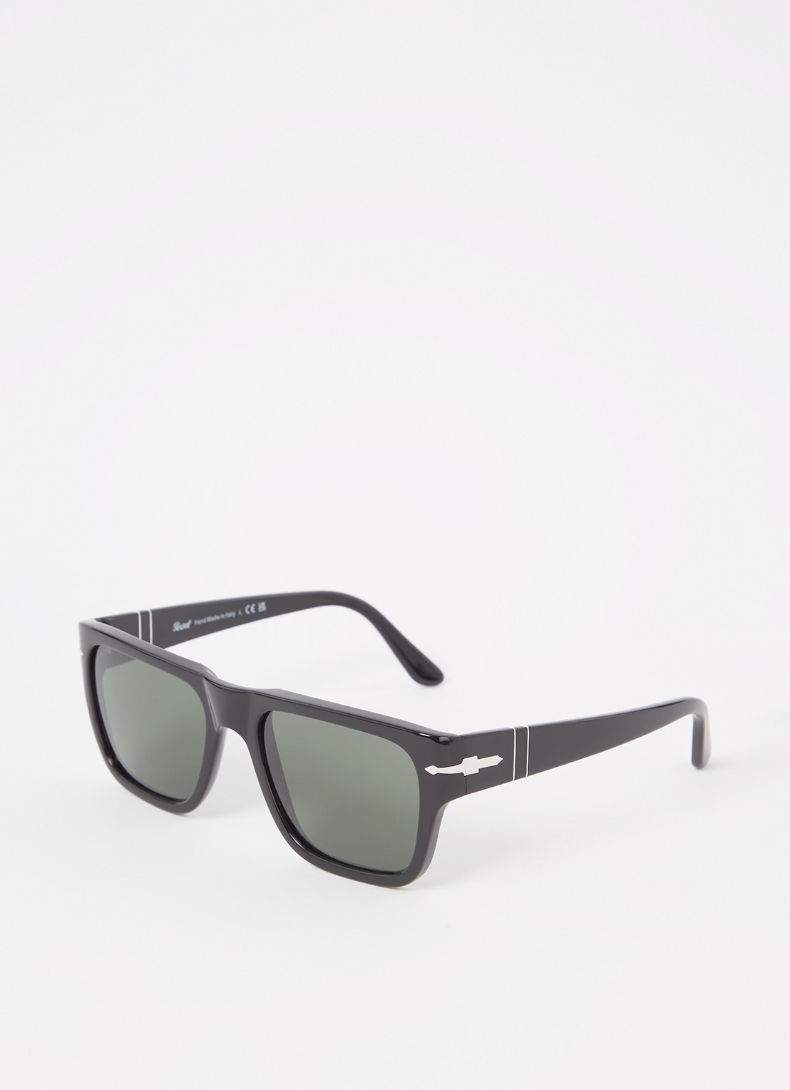 Persol Wayfarer zonnebril PO3348S  - voorkant zwart