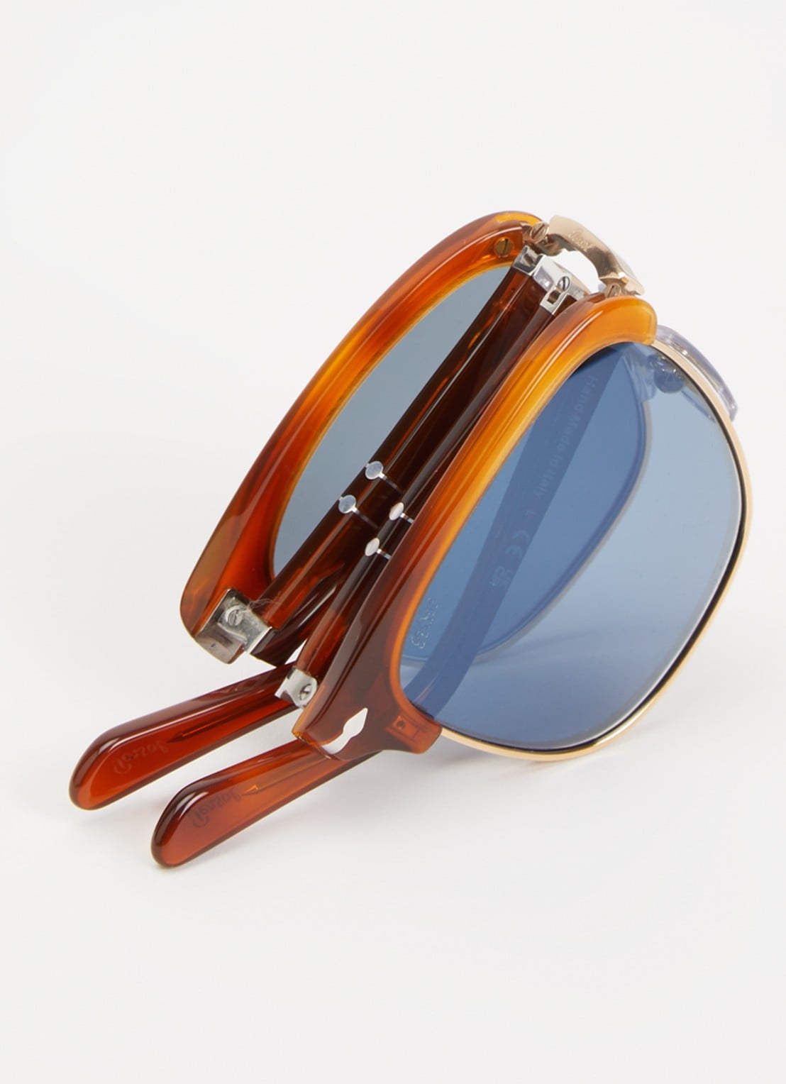 Persol Wayfarer zonnebril PO3375S - detail 5 bruin
