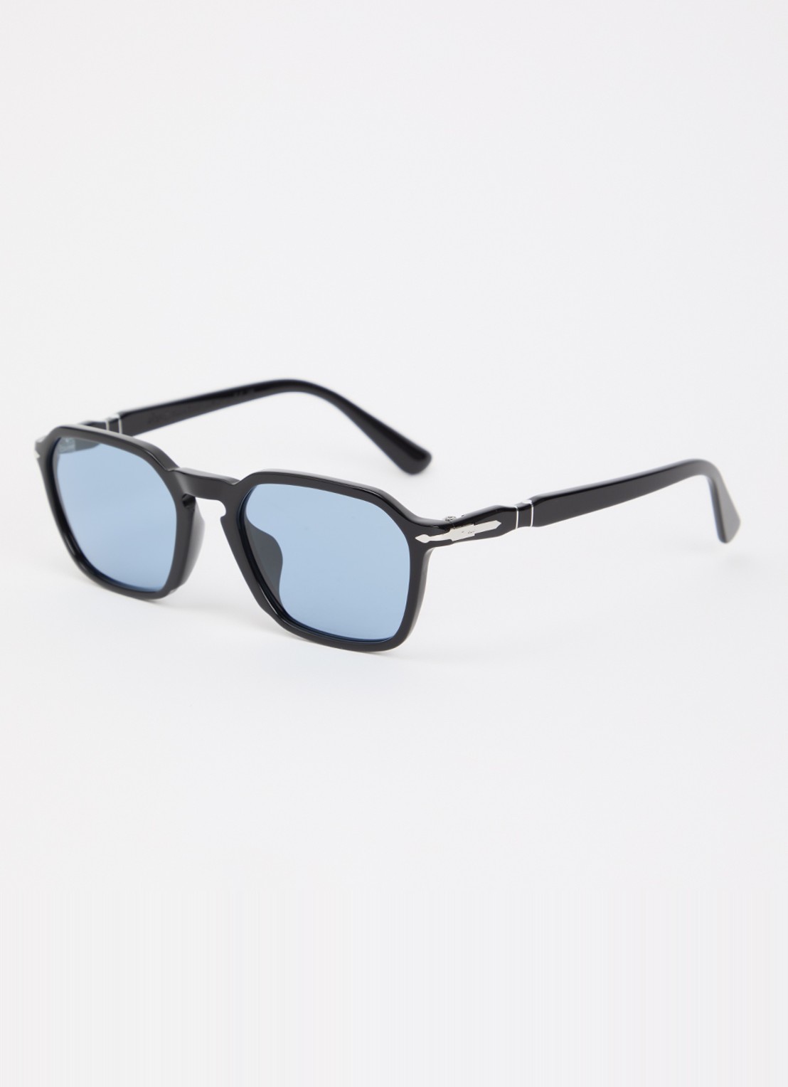 Persol Wayfarer zonnebril PO3414S - voorkant 4 donkerblauw