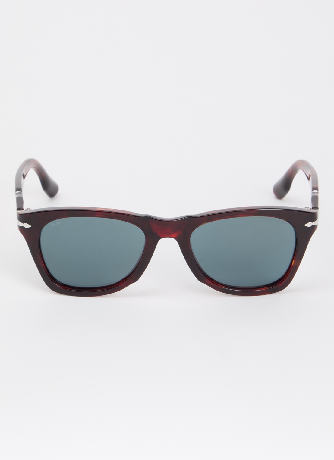 Persol Wayfarer zonnebril PO8001S - detail donkerrood