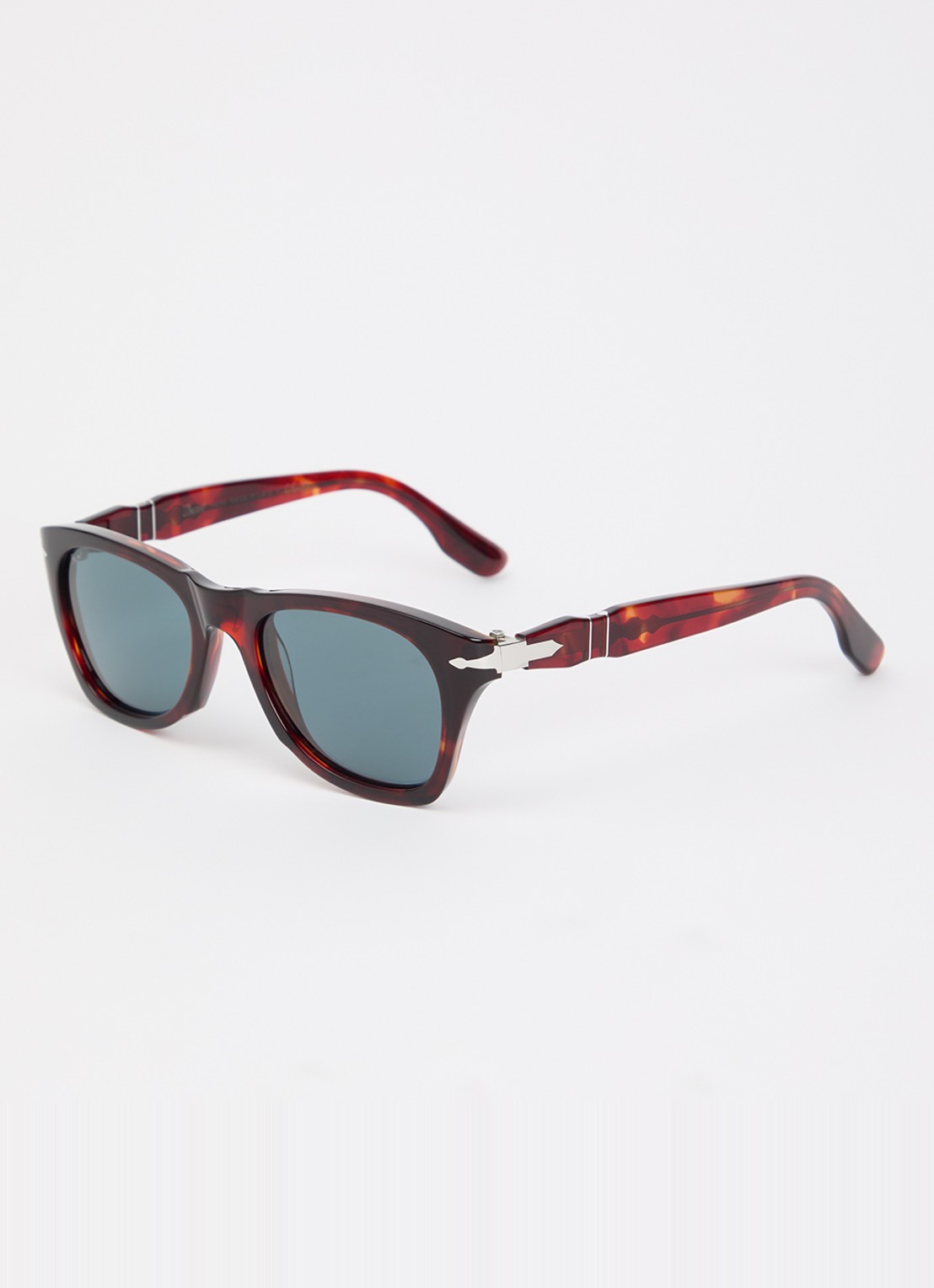 Persol Wayfarer zonnebril PO8001S - voorkant 4 donkerrood