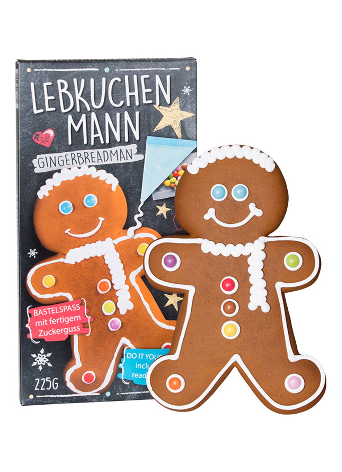 Pertzborn Do It Yourself gingerbread man 250 gram - voorkant undefined