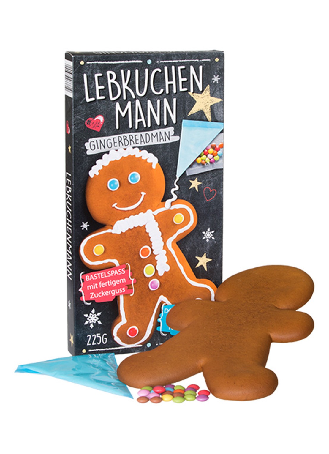 Pertzborn Do It Yourself gingerbread man 250 gram - voorkant 2 undefined