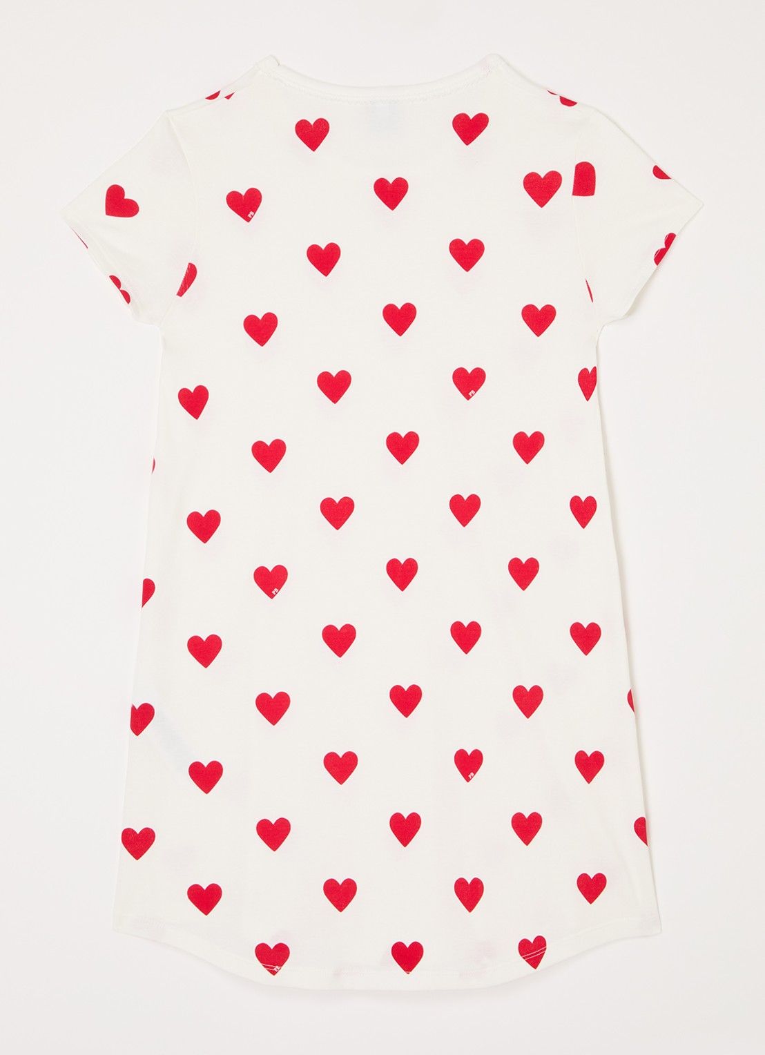 Petit Bateau Nachthemd met print  - achterkant 3 gebroken wit