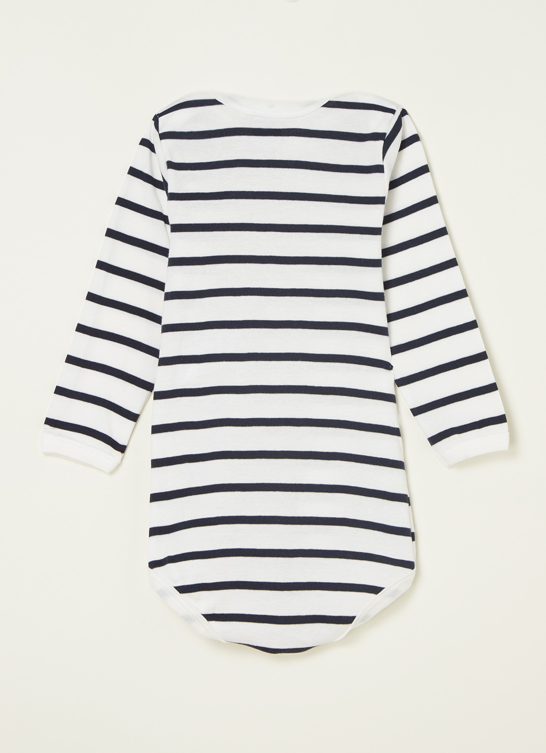 Petit Bateau Romper met print in 3-pack - voorkant 2 donkerblauw