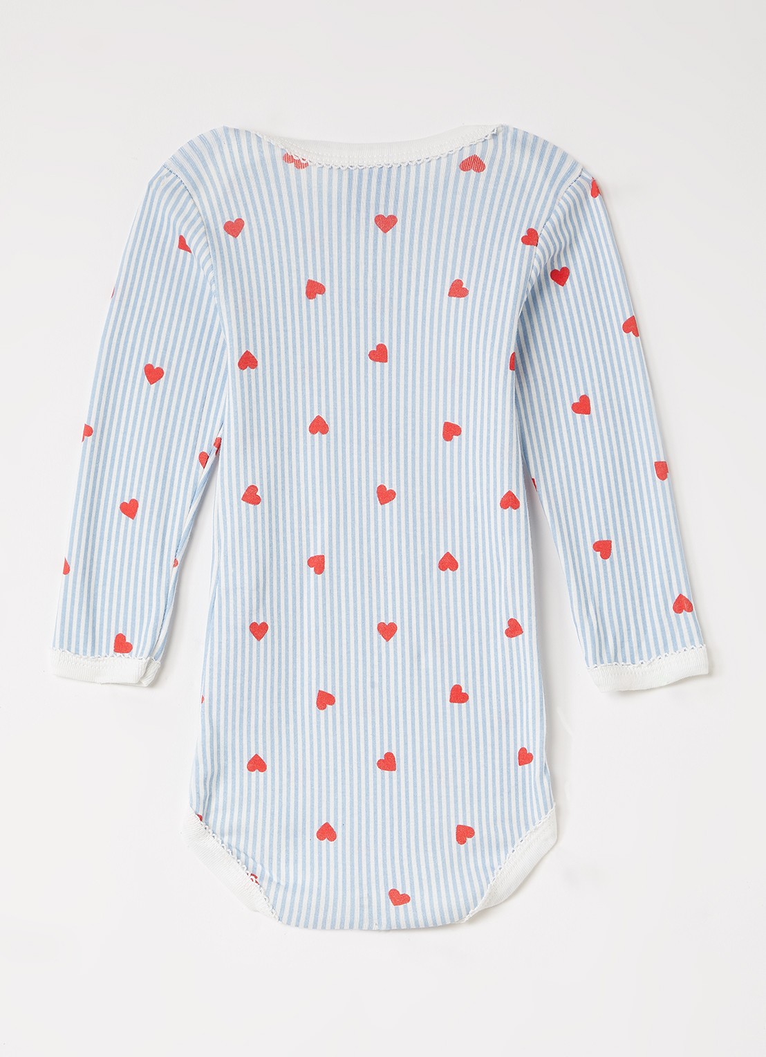 Petit Bateau Ster romper 3-delig - voorkant 2 wit