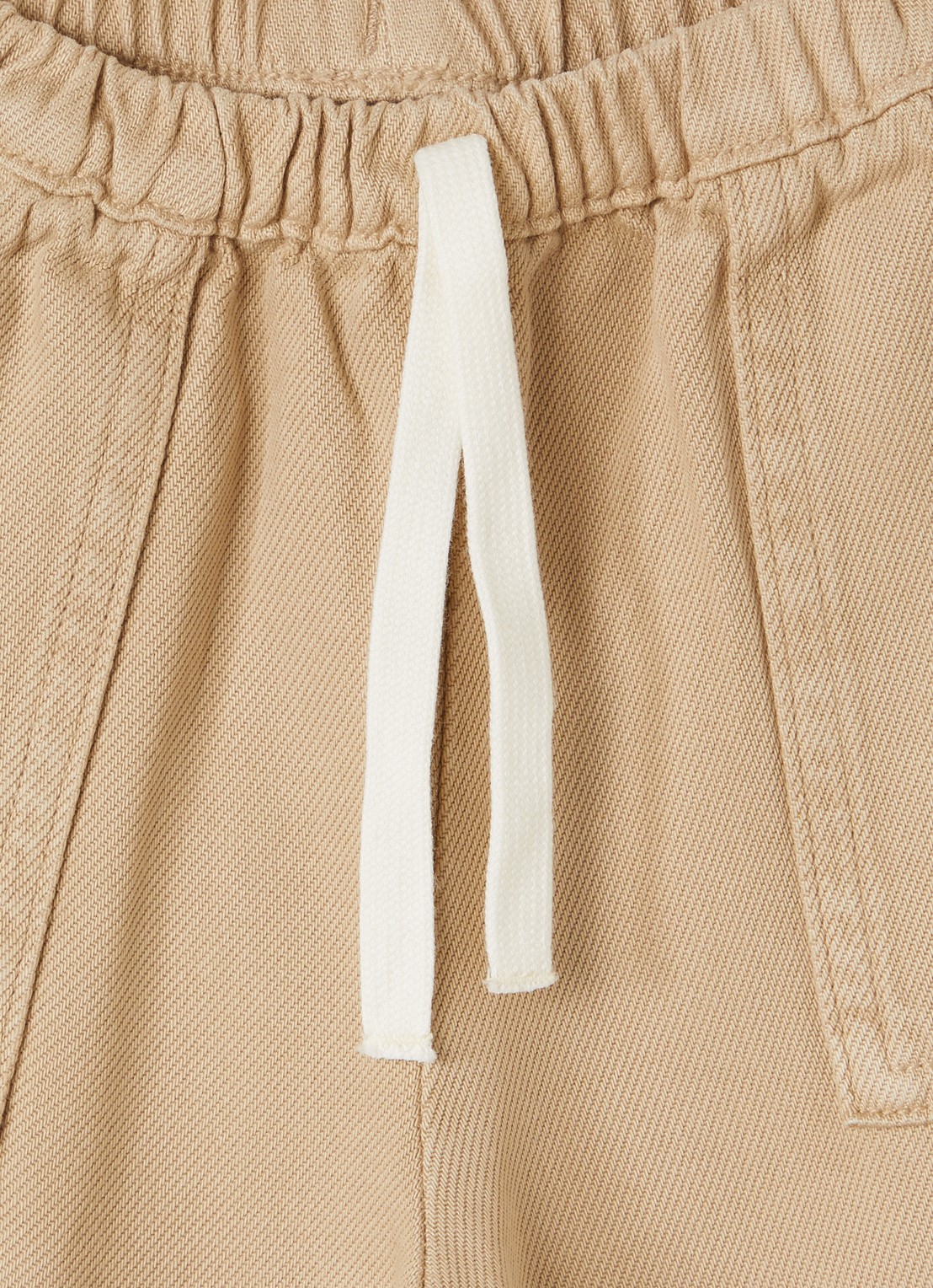 Petit Bateau Straight fit chino met logo - detail 3 beige