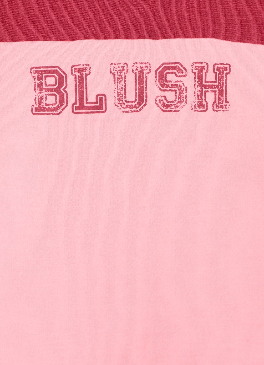Petit Blush Blush sweater met halve rits - detail roze