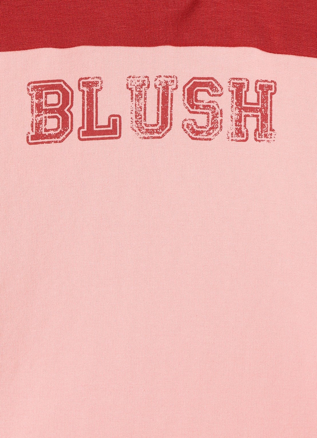 Petit Blush Blush sweater met halve rits - detail 2 roze