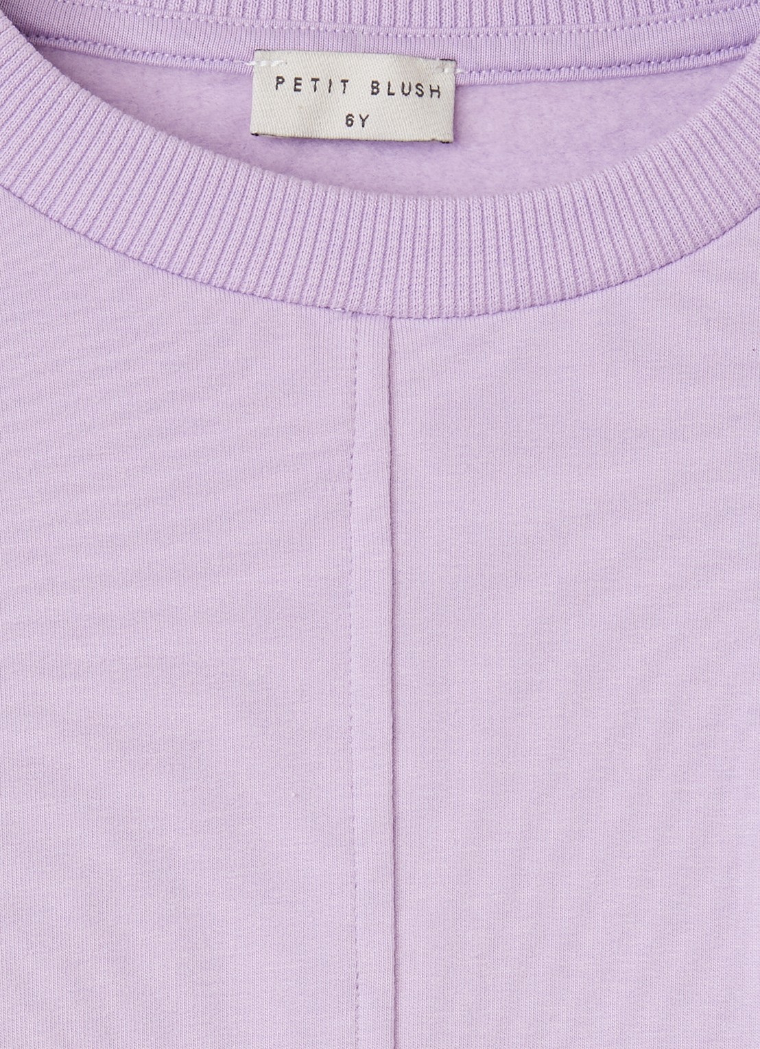 Petit Blush Luca sweater met logo - detail 3 lila