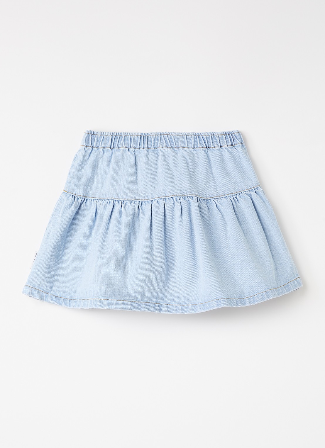 Petit Blush Spijkerrok met elastische band - achterkant 5 indigo