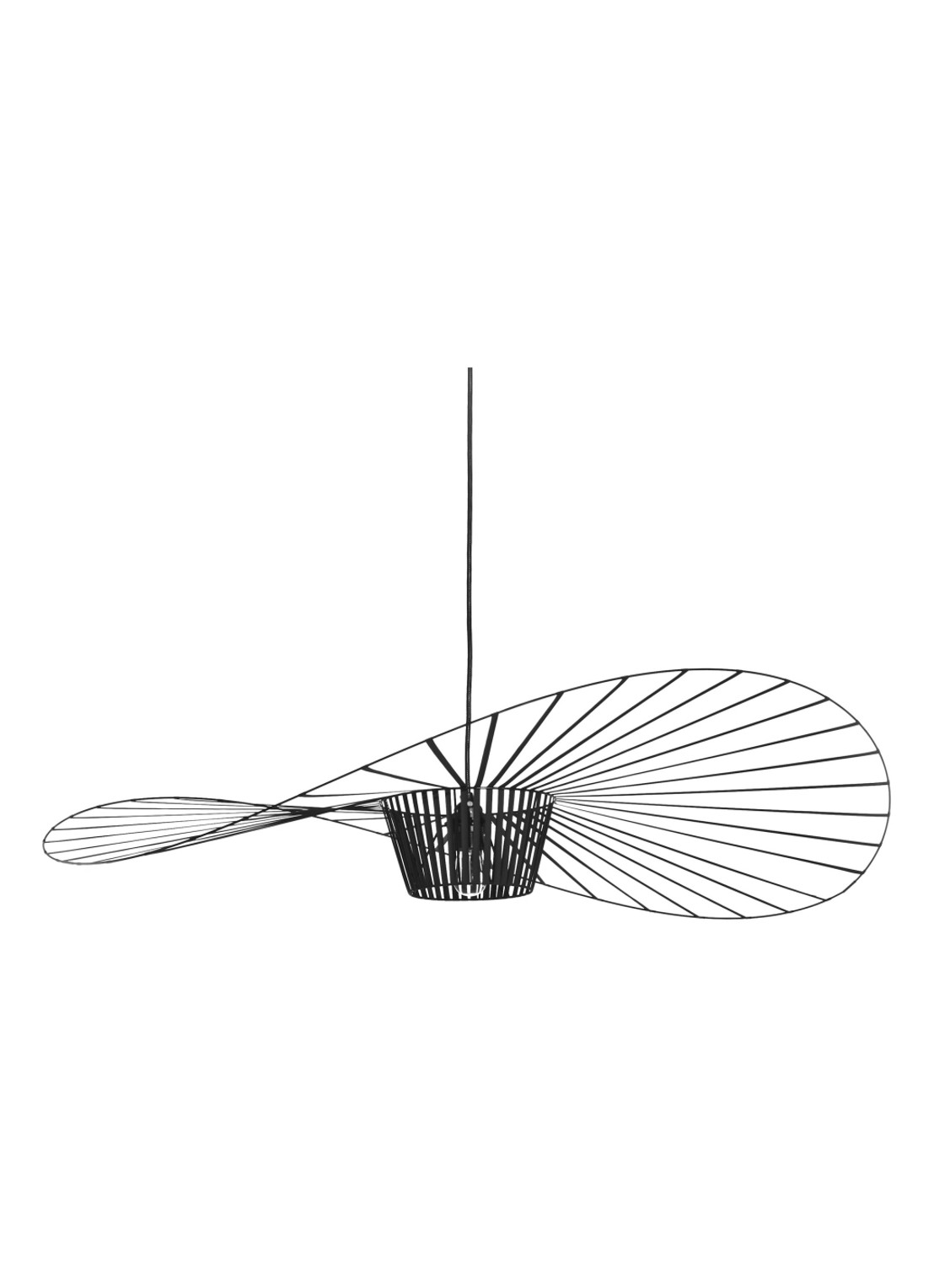 Petite Friture Vertigo hanglamp Ø 110 cm - voorkant zwart